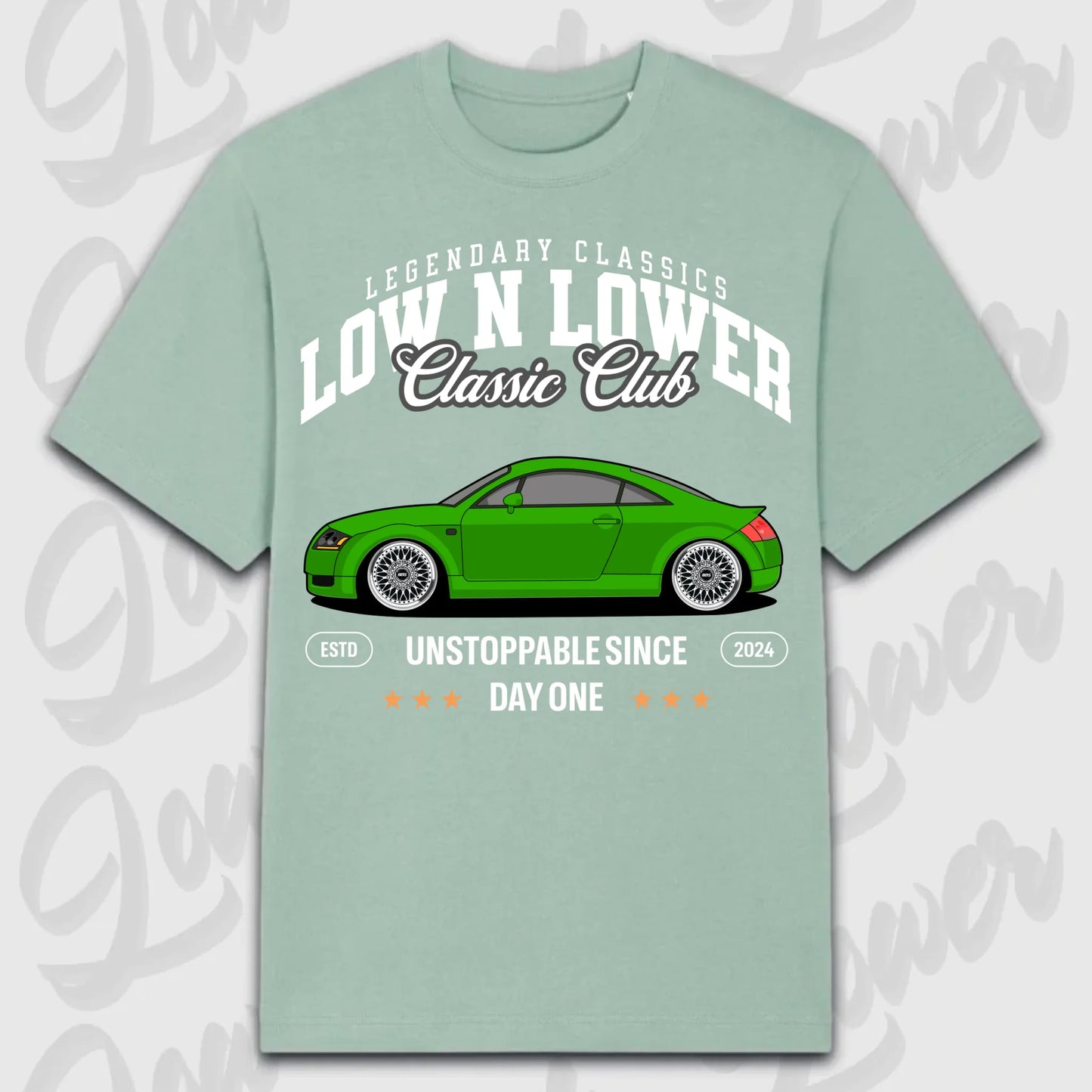 T-Shirt TT - personalisierbar Oversized T-Shirt ( Front Print ) Aloe