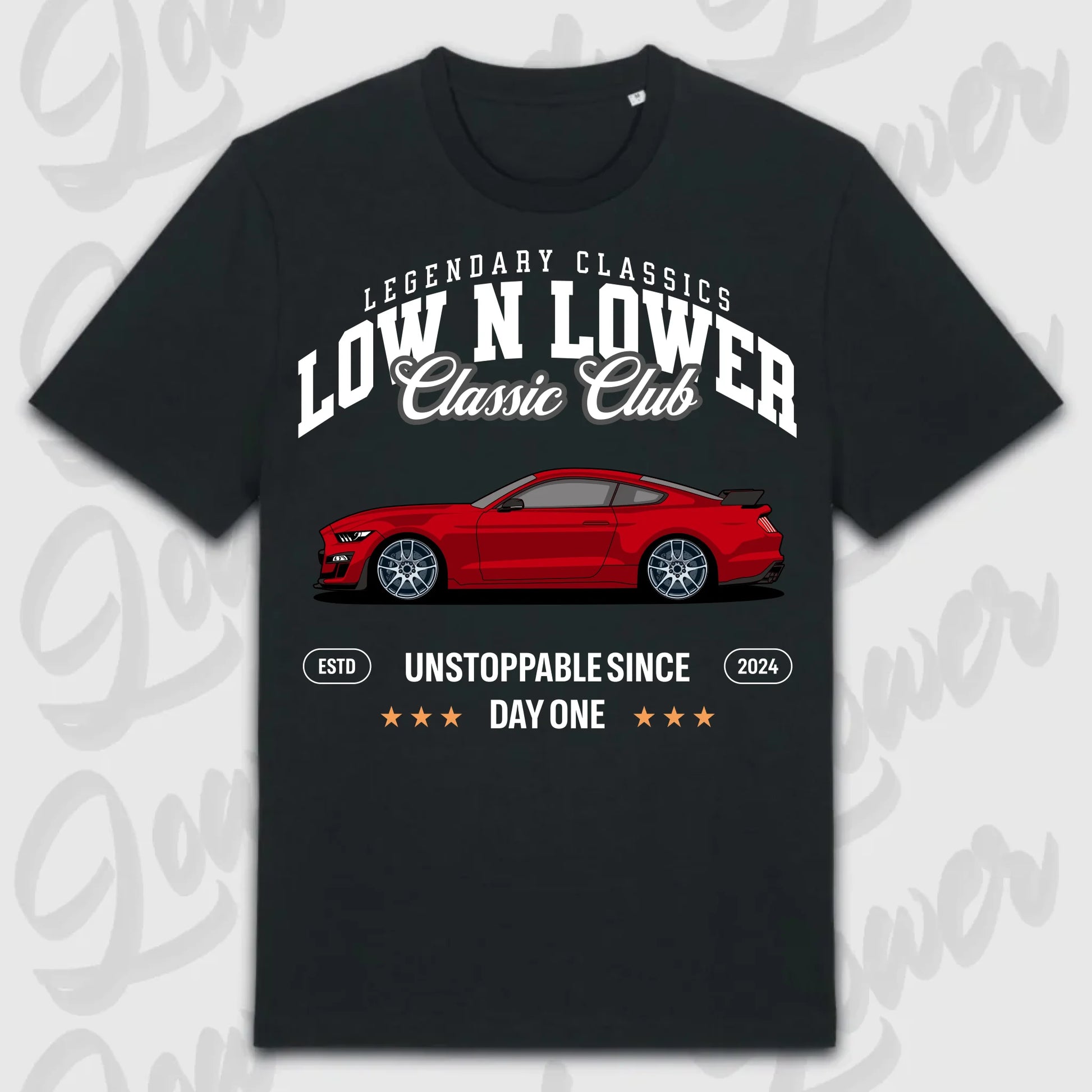 T-Shirt Mustang 2020 - personalisierbar Standard T-Shirt ( Front Print ) Black