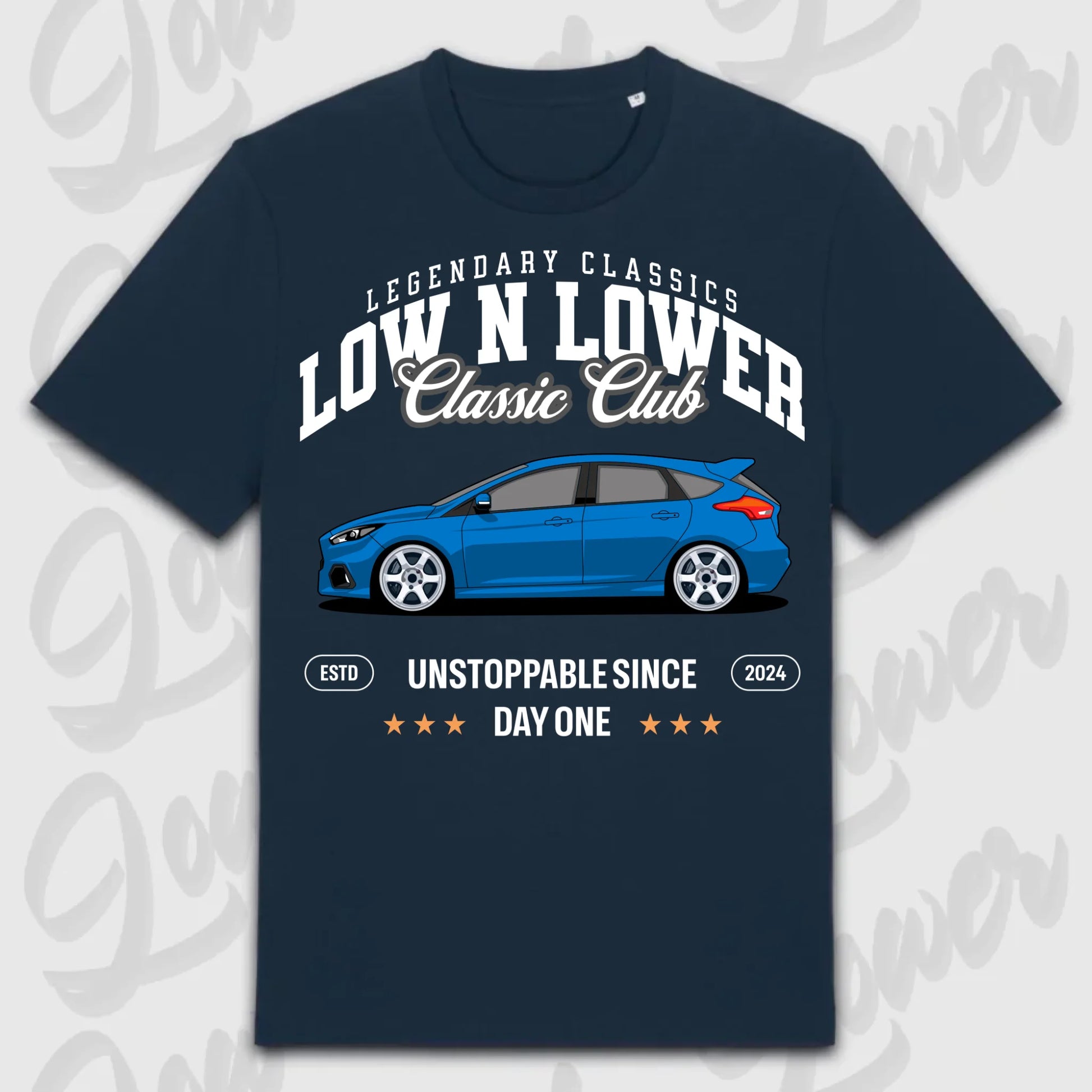 T-Shirt Focus Mk 3 - personalisierbar Standard T-Shirt ( Front Print ) French-Navy