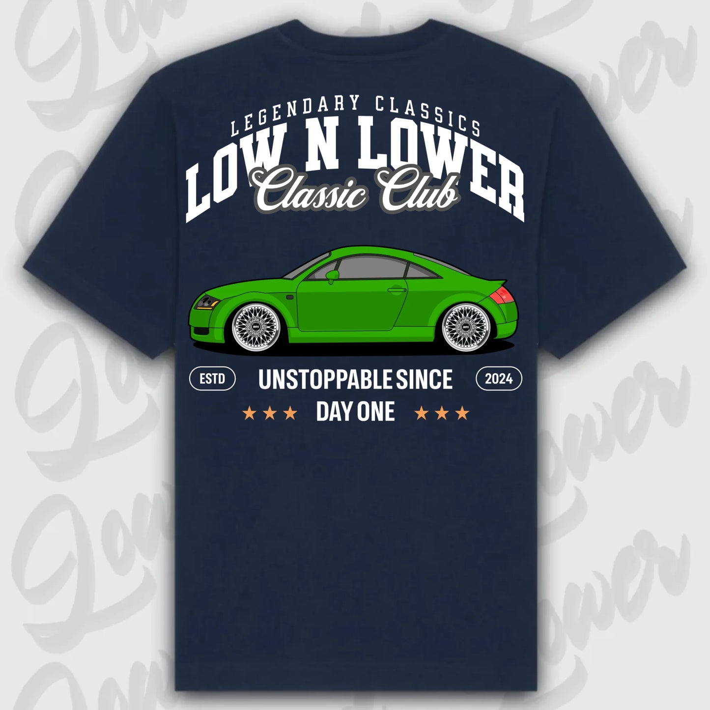 T-Shirt TT - personalisierbar Oversized T-Shirt ( Back Print )