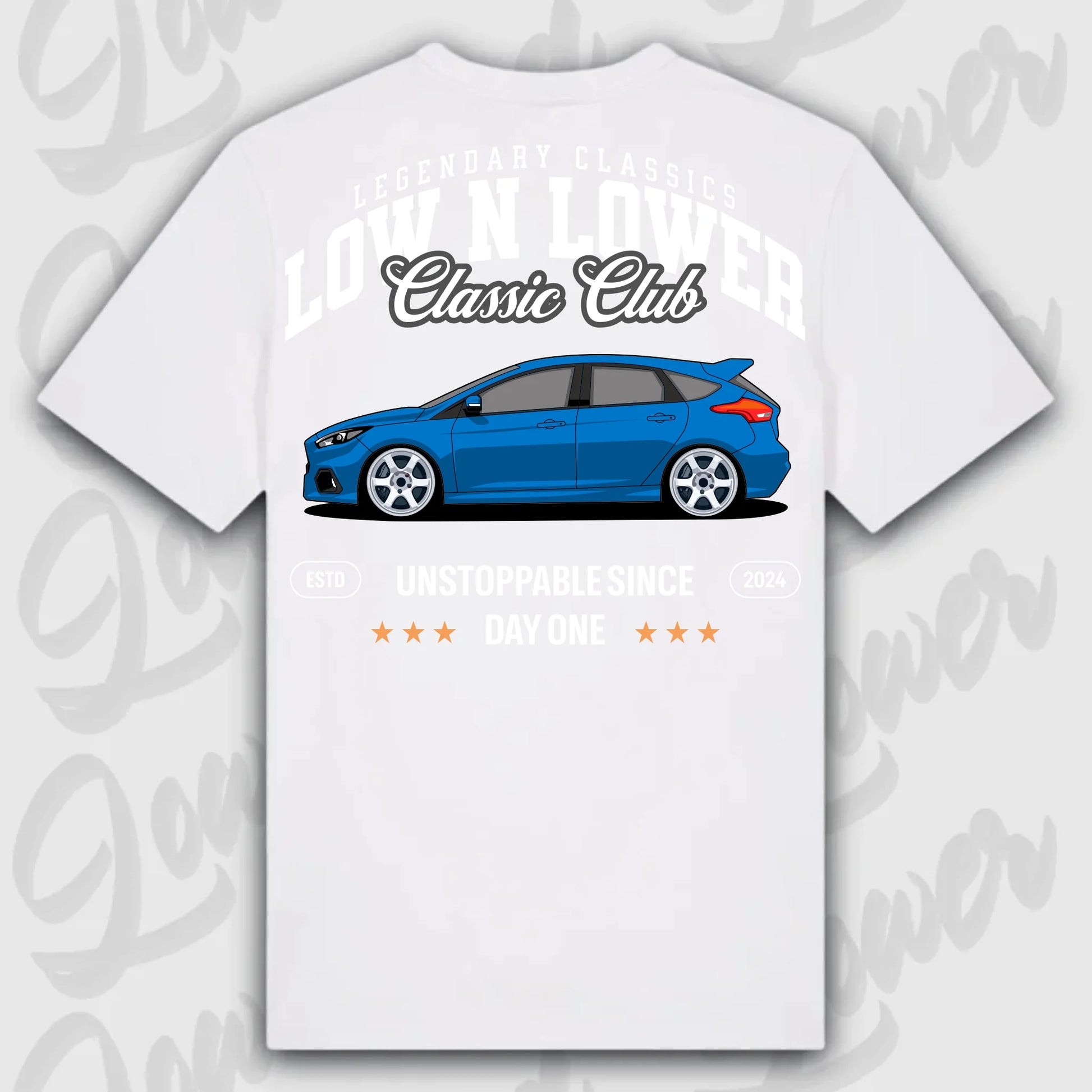 T-Shirt Focus Mk 3 - personalisierbar Standard T-Shirt ( Back Print ) White
