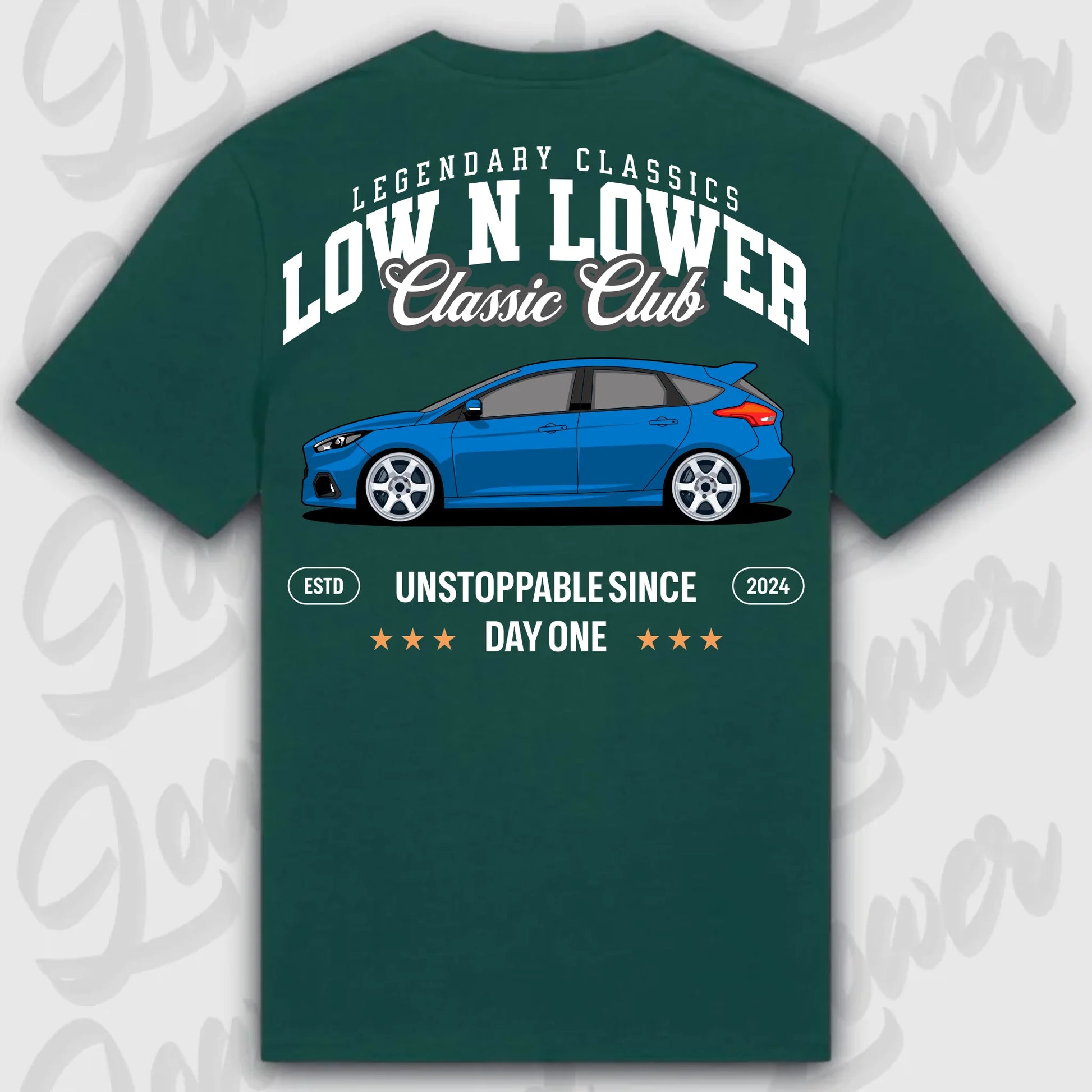 T-Shirt Focus Mk 3 - personalisierbar Standard T-Shirt ( Back Print ) Glazed-Green XXL