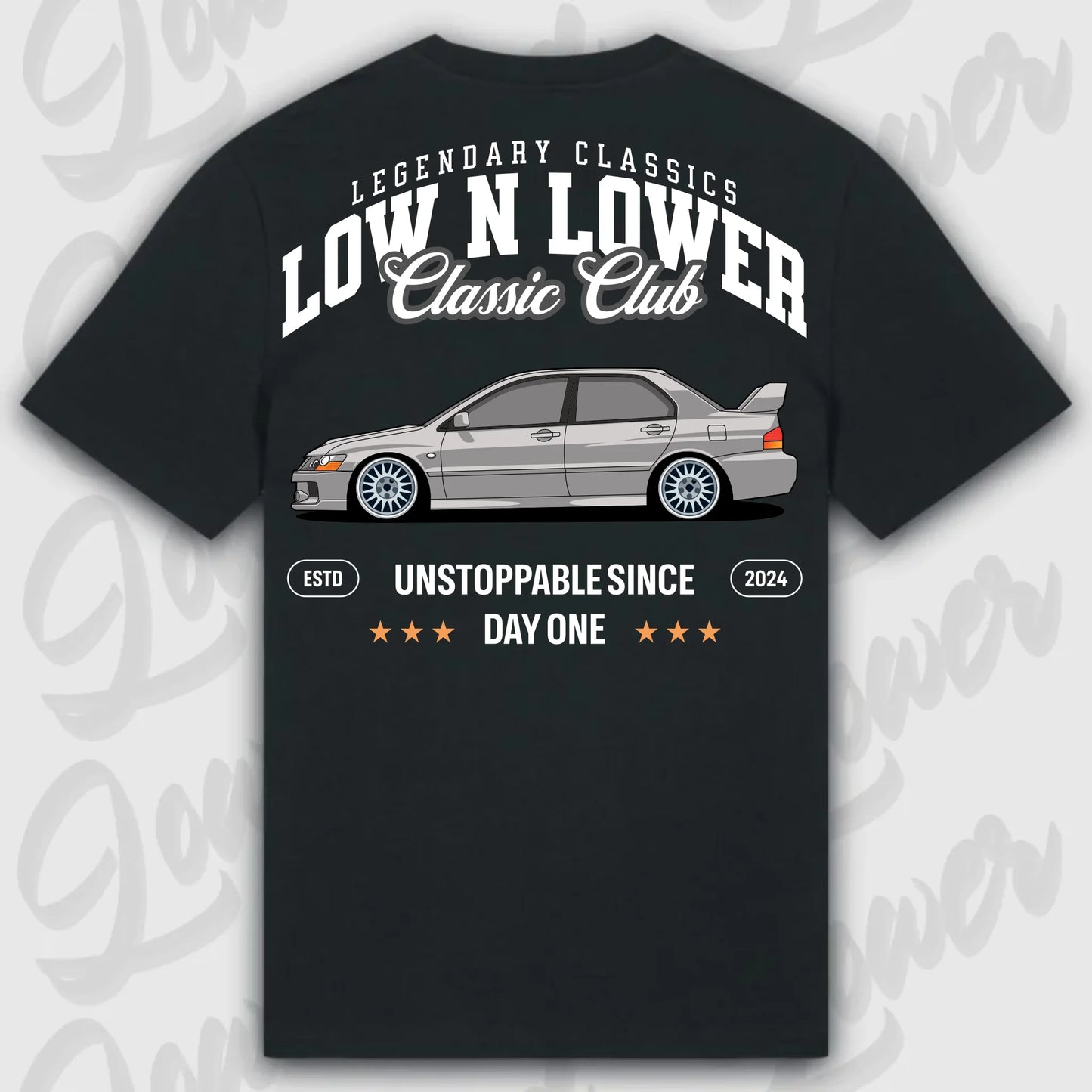 Mockup Stand shirt teeinblue - shirt Over 1