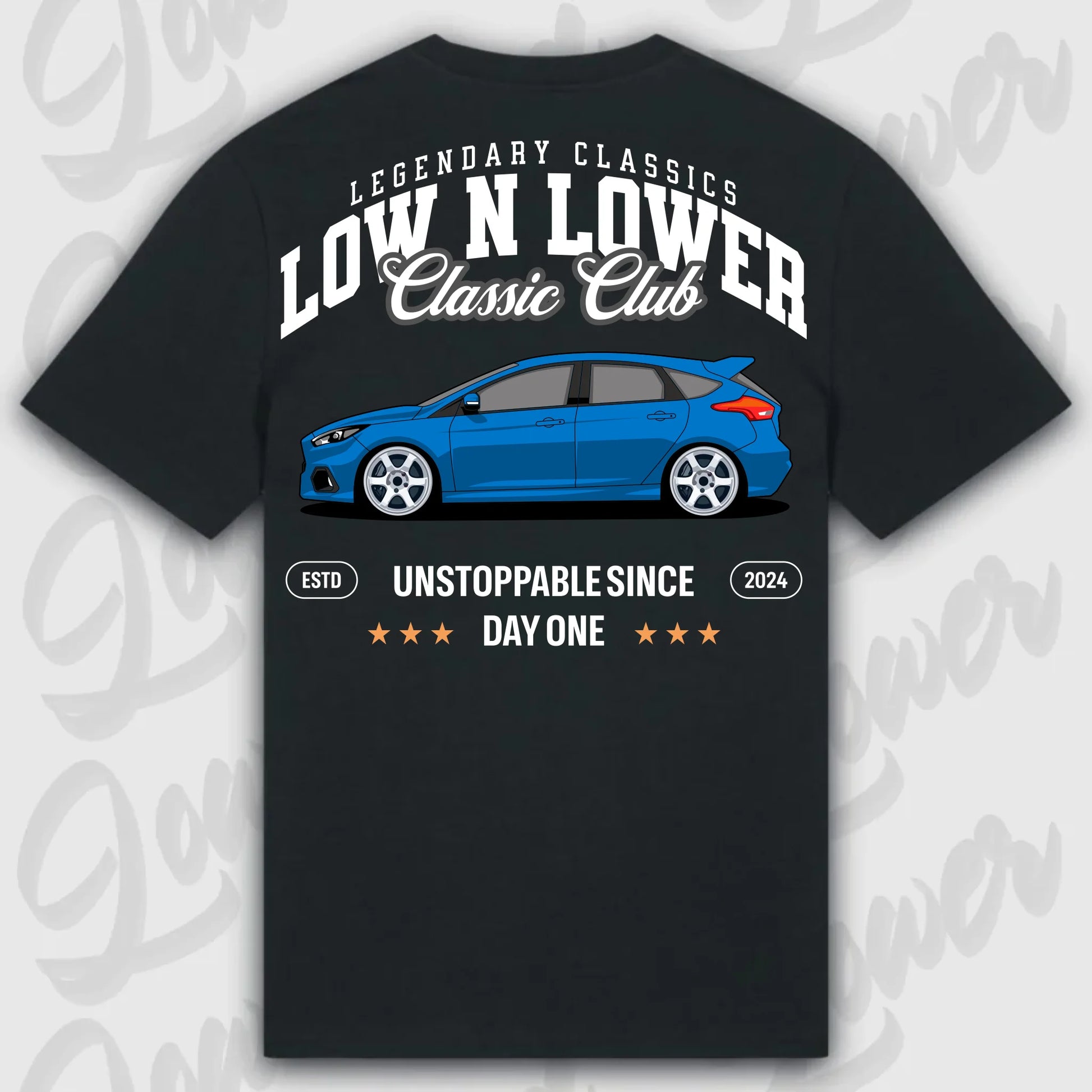 T-Shirt Focus Mk 3 - personalisierbar Standard T-Shirt ( Back Print ) Black