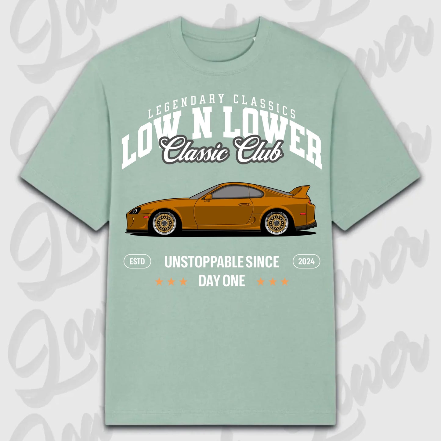 T-Shirt Supra Mk4 - personalisierbar Oversized T-Shirt ( Front Print ) Aloe