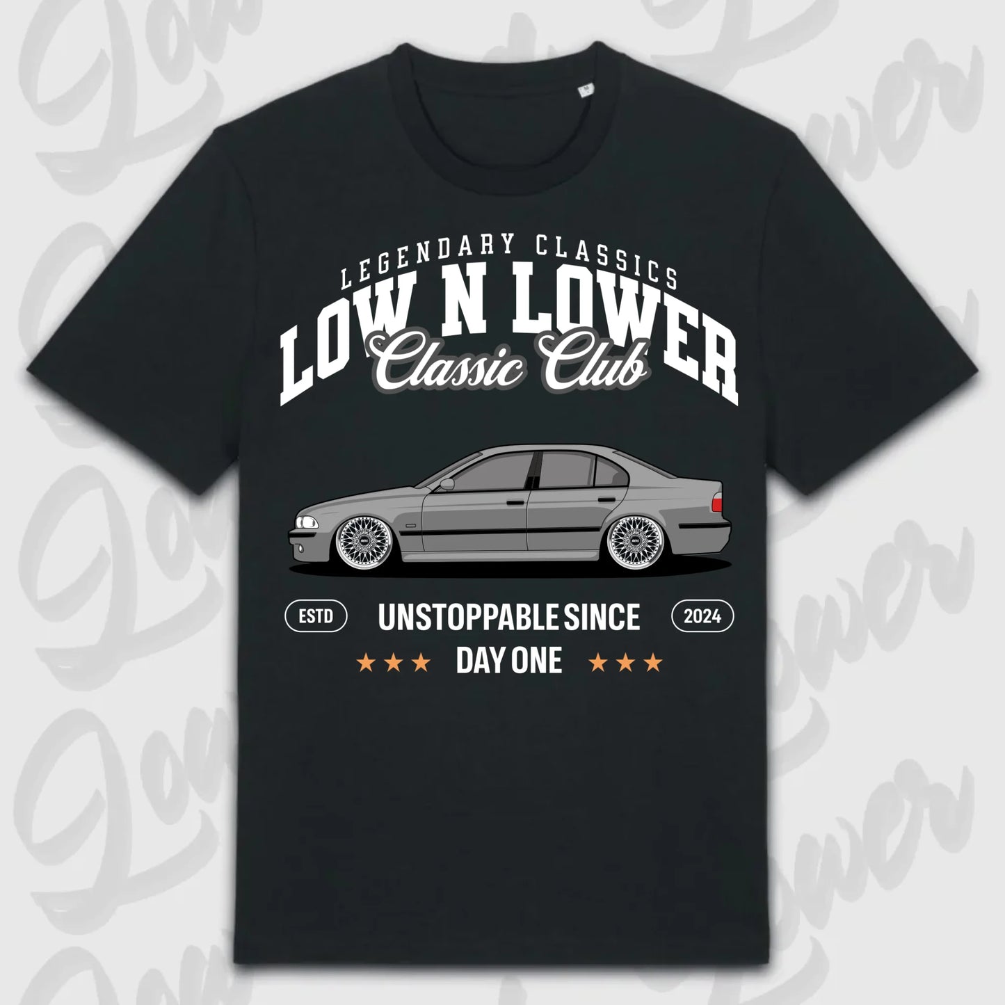 T-Shirt E39 - personalisierbar Standard T-Shirt ( Front Print ) Black