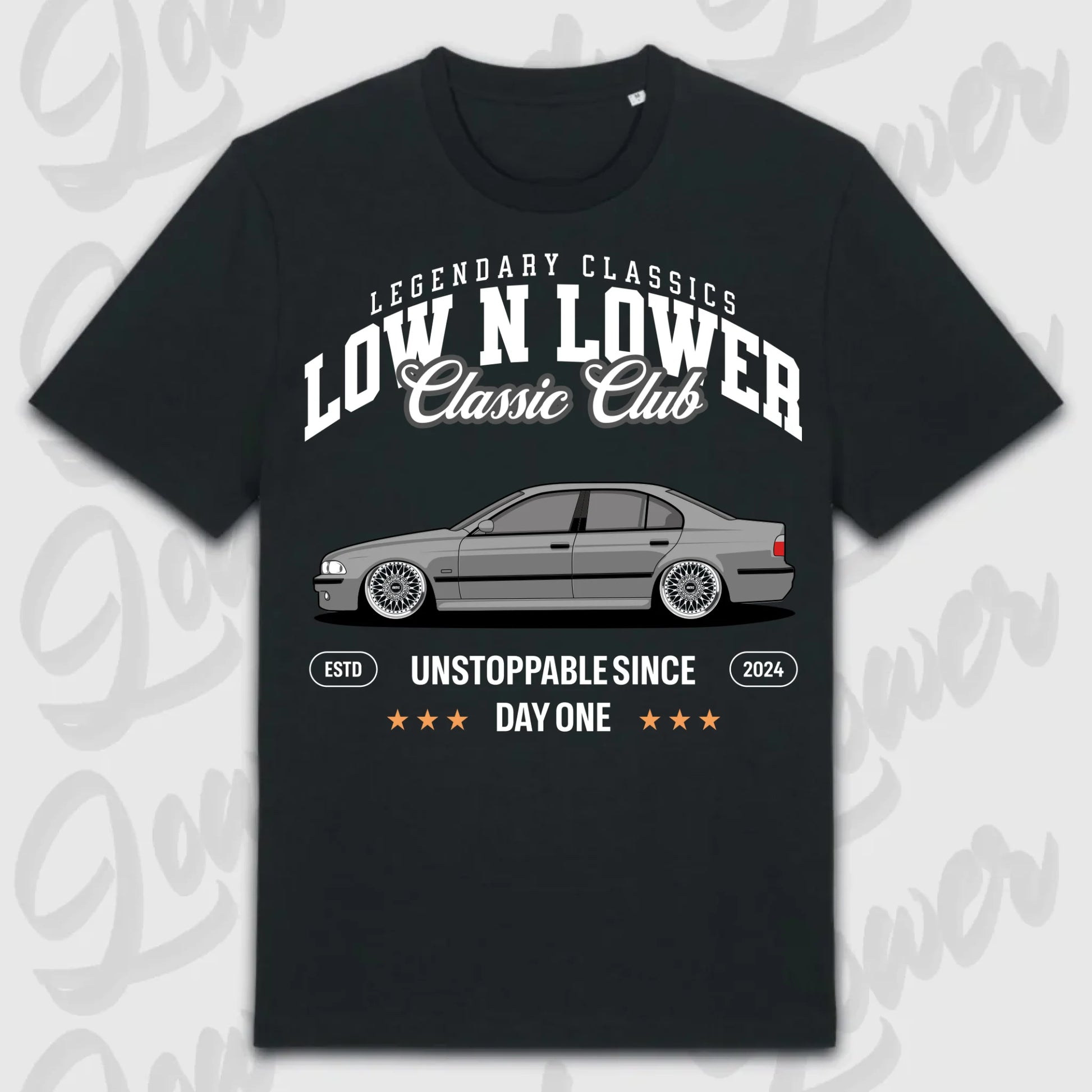 T-Shirt E39 - personalisierbar Standard T-Shirt ( Front Print ) Black