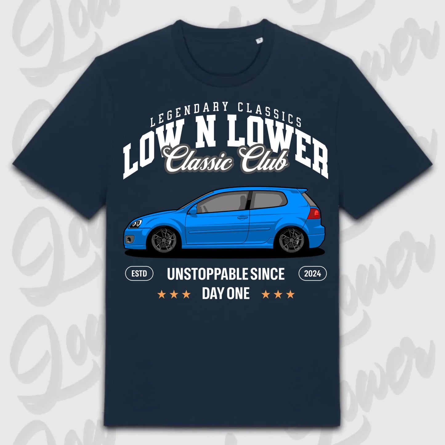 T-Shirt MK5 - personalisierbar Standard T-Shirt ( Front Print ) French-Navy