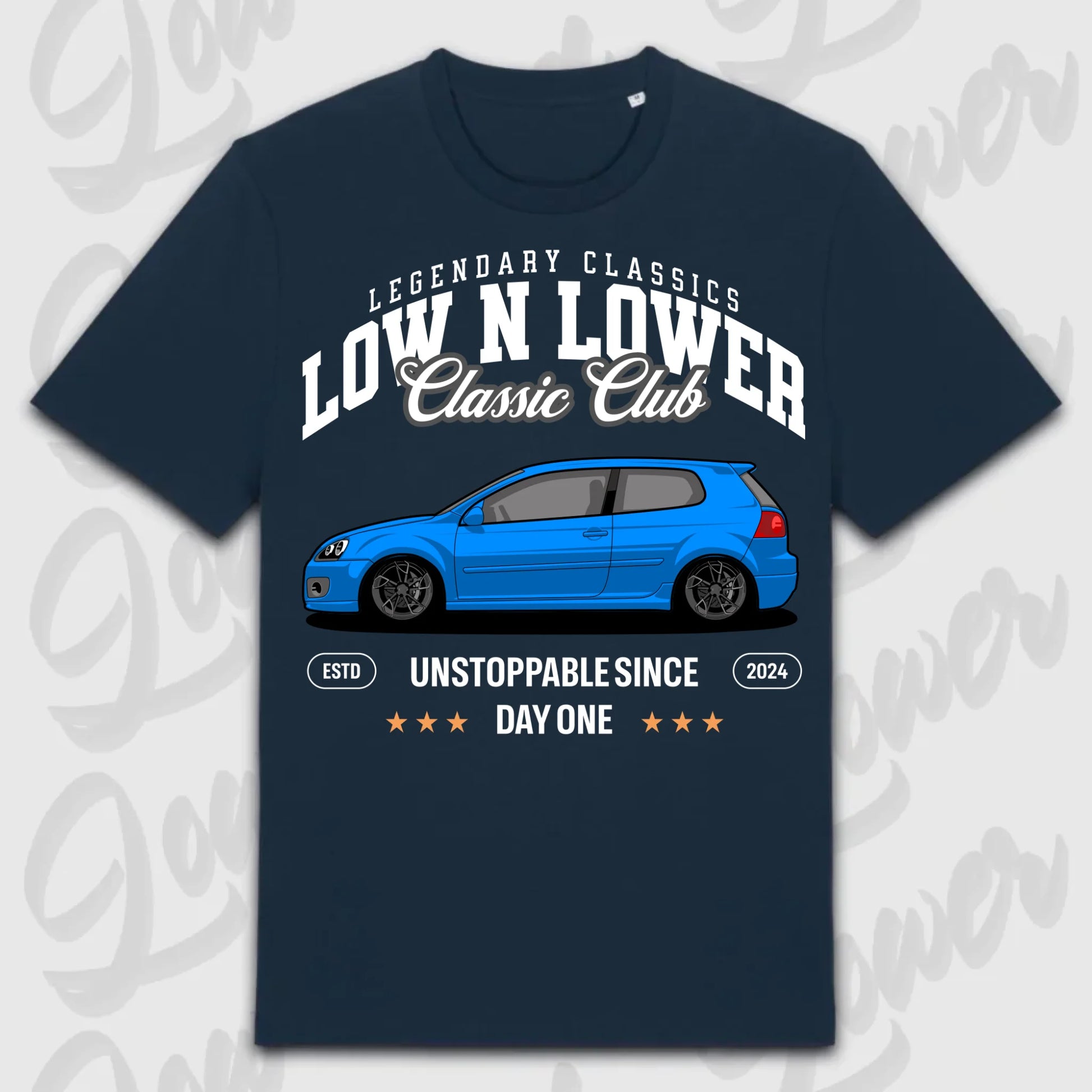 T-Shirt MK5 - personalisierbar Standard T-Shirt ( Front Print ) French-Navy