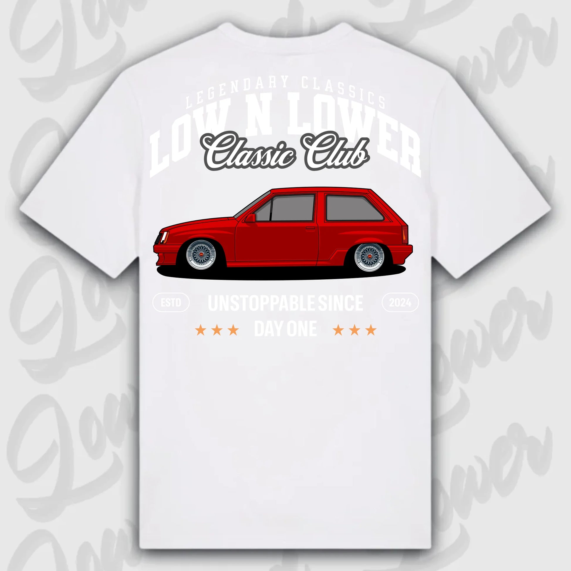 T-Shirt Corsa A - personalisierbar Standard T-Shirt ( Back Print ) White