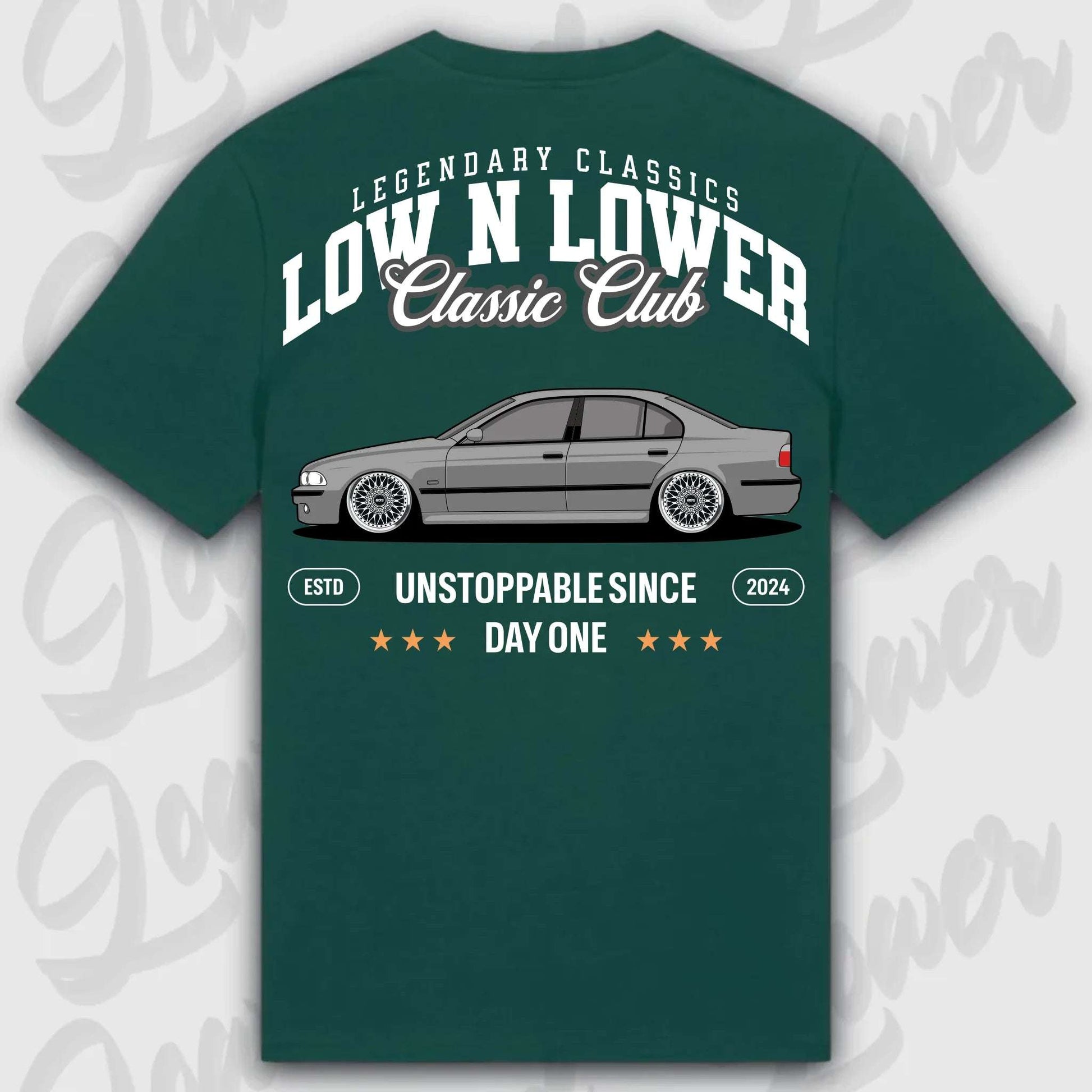 T-Shirt E39 - personalisierbar Standard T-Shirt ( Back Print ) Glazed-Green XXL