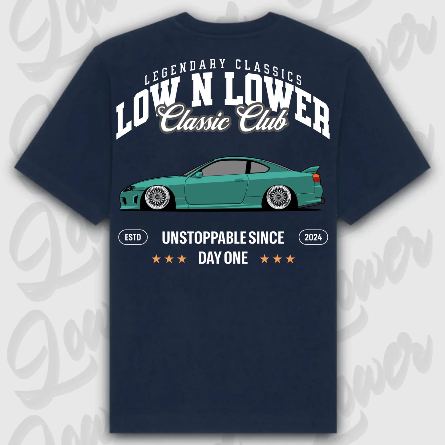 T-Shirt Silvia S15 - personalisierbar Oversized T-Shirt ( Back Print )