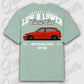 T-Shirt Astra F - personalisierbar Oversized T-Shirt ( Back Print ) Aloe