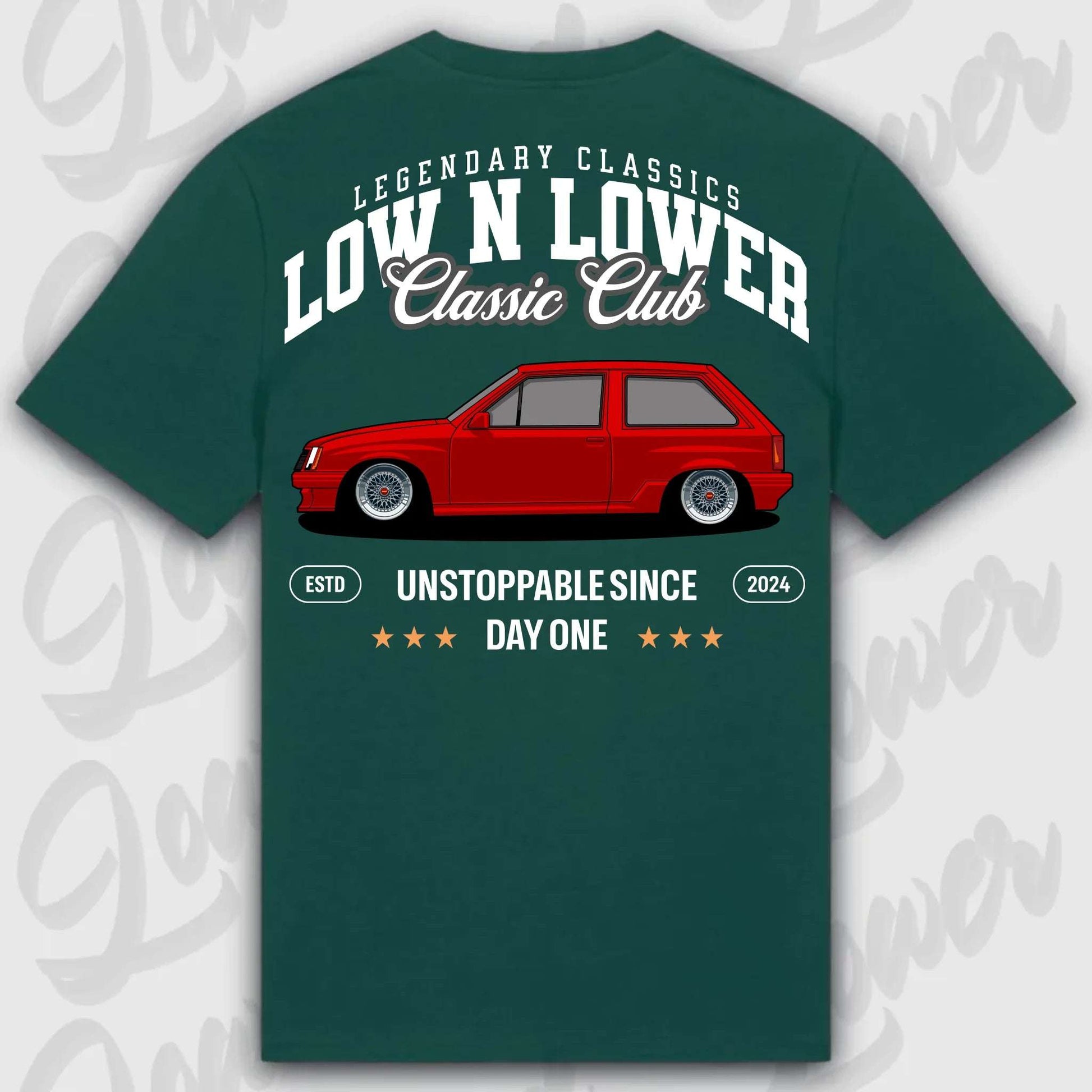T-Shirt Corsa A - personalisierbar Standard T-Shirt ( Back Print ) Glazed-Green XXL