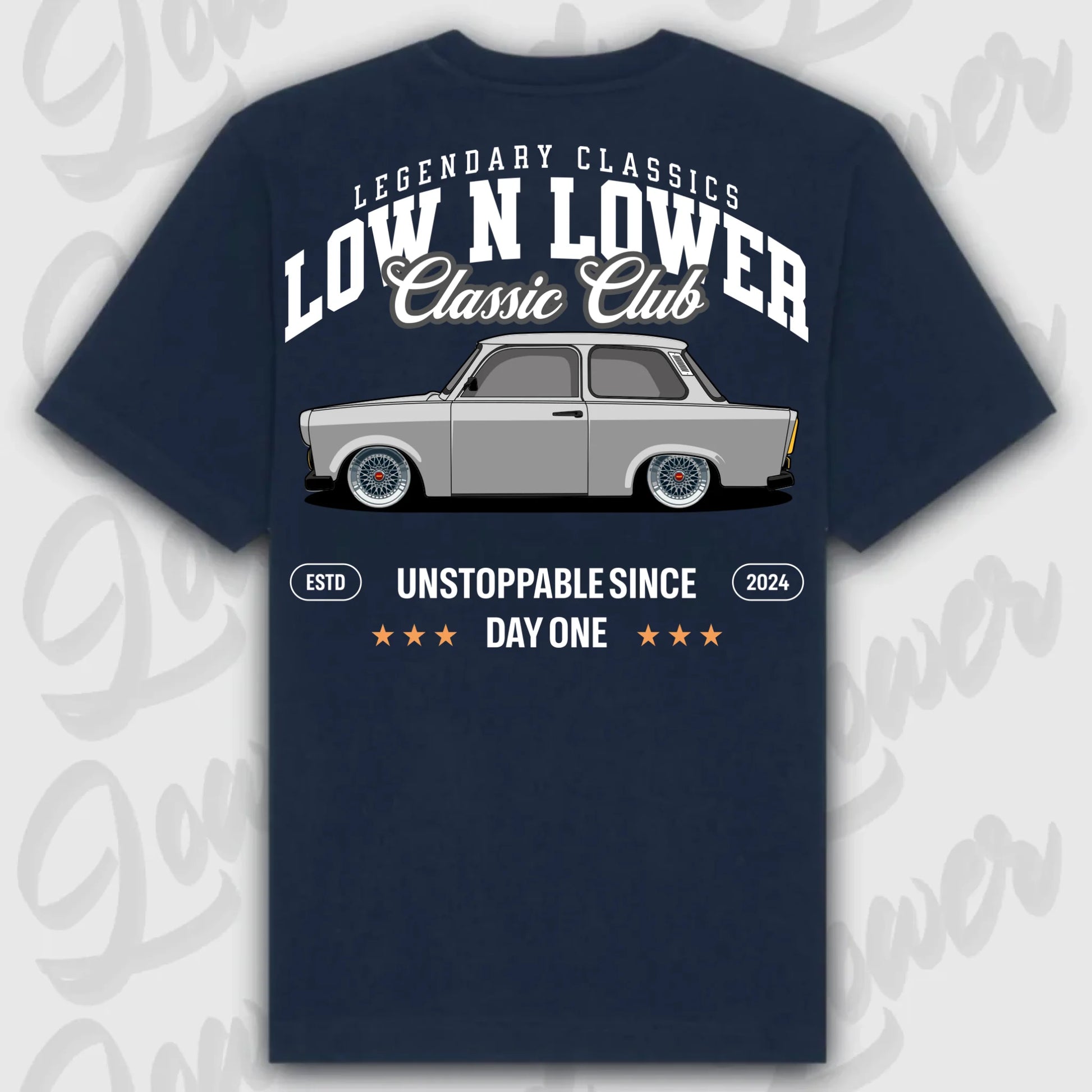 T-Shirt Trabant - personalisierbar Oversized T-Shirt ( Back Print )