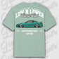 T-Shirt Silvia S15 - personalisierbar Oversized T-Shirt ( Back Print ) Aloe