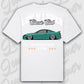 T-Shirt Silvia S15 - personalisierbar Oversized T-Shirt ( Back Print ) White