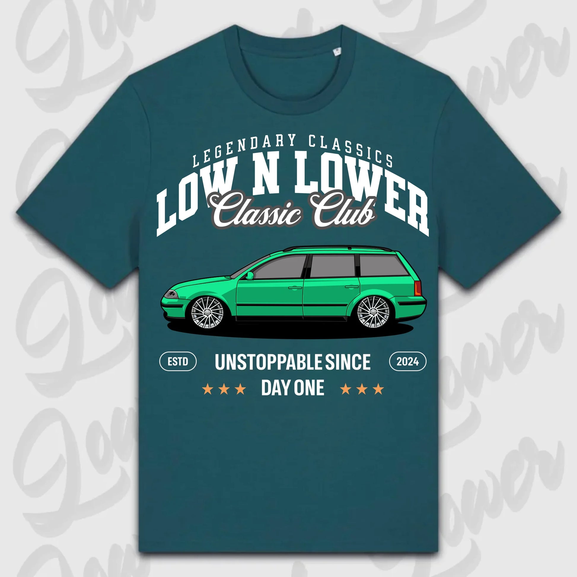 T-Shirt Passat 3 BG - personalisierbar Standard T-Shirt ( Front Print ) Glazed-Green XXL