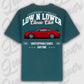 T-Shirt Mustang 2020 - personalisierbar Oversized T-Shirt ( Back Print ) Glazed-Green