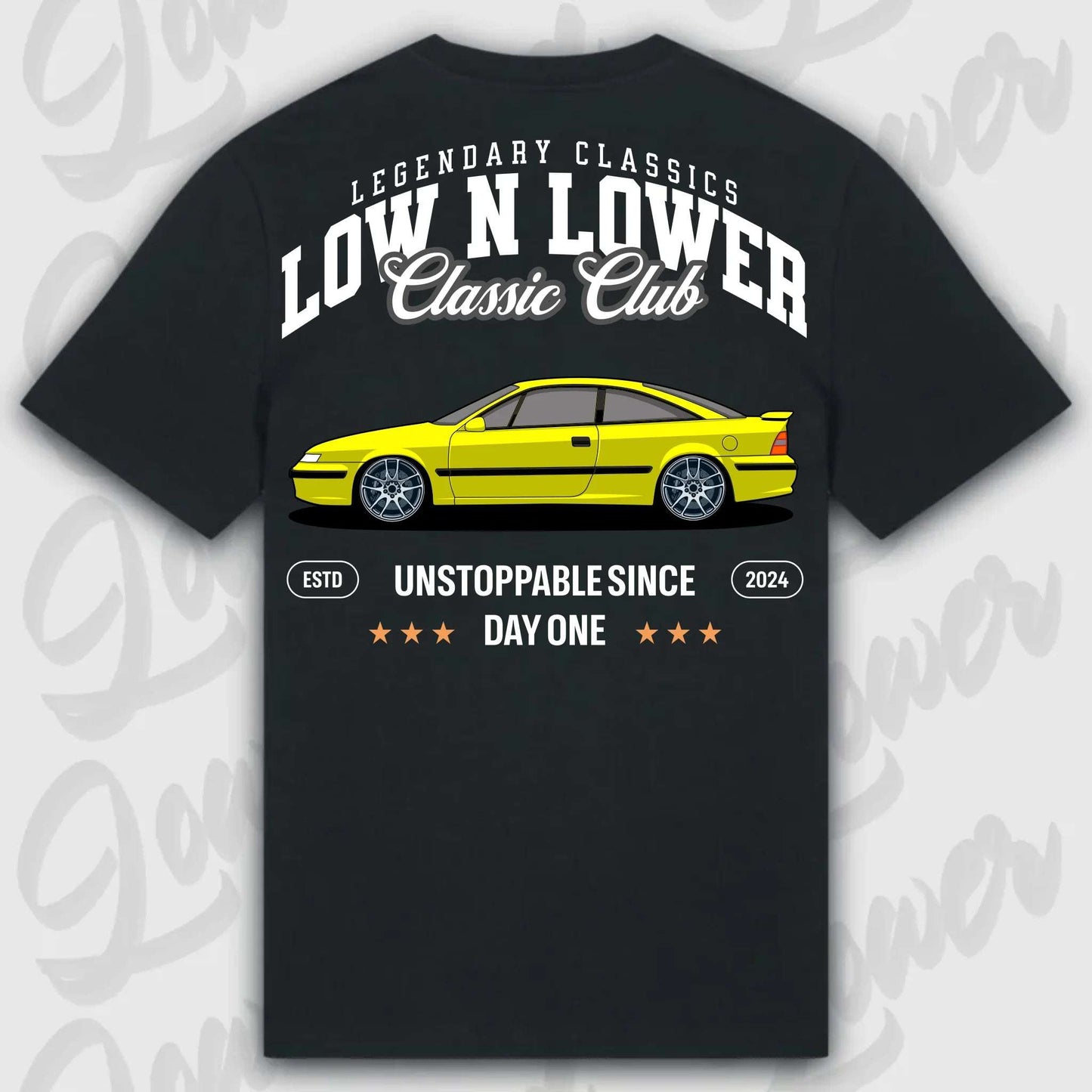 T-Shirt Calibra - personalisierbar Standard T-Shirt ( Back Print ) Black