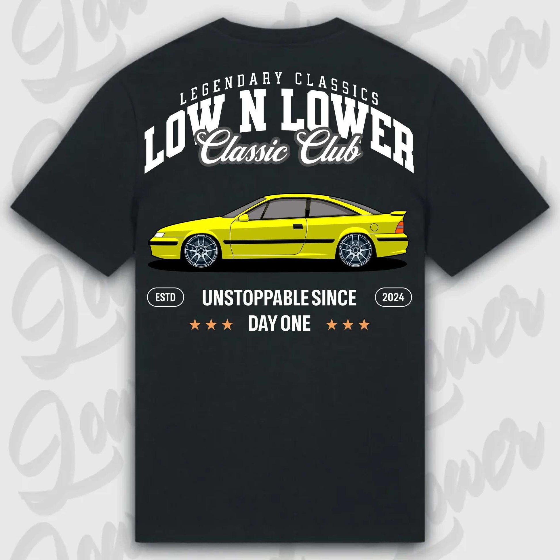 T-Shirt Calibra - personalisierbar Standard T-Shirt ( Back Print ) Black