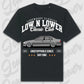 T-Shirt E39 - personalisierbar Oversized T-Shirt ( Front Print ) Black