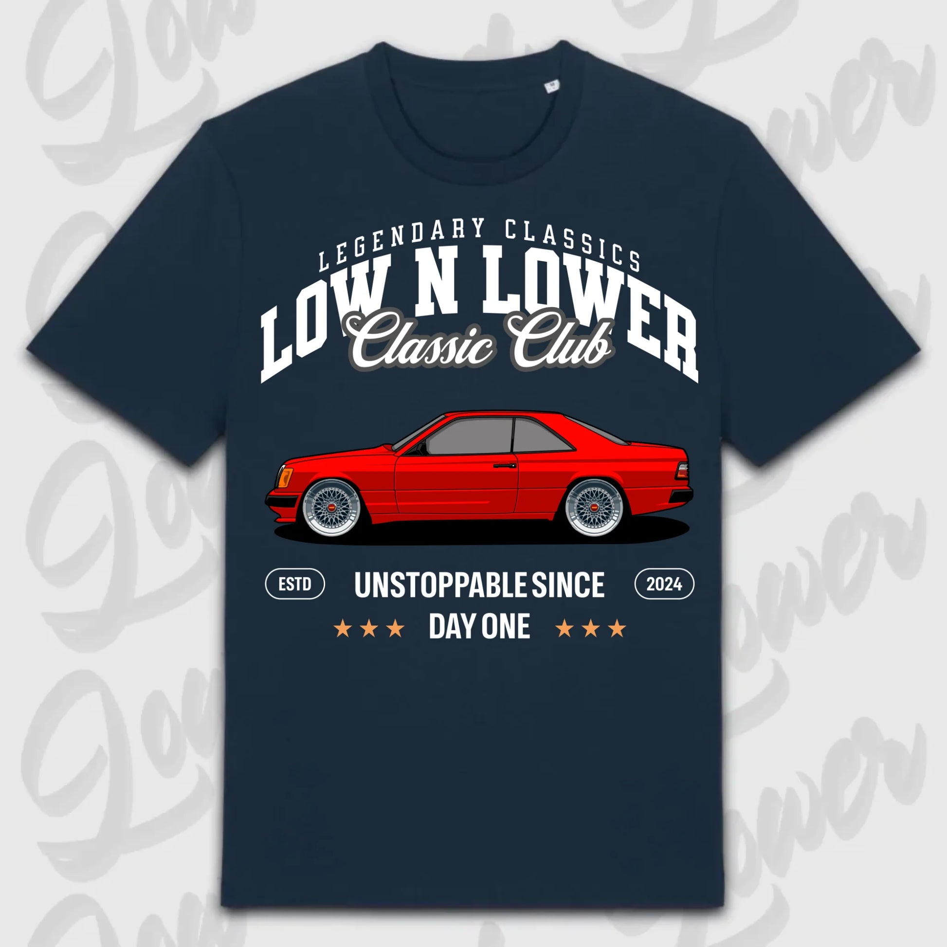 T-Shirt W125 Coupe - personalisierbar Standard T-Shirt ( Front Print ) French-Navy