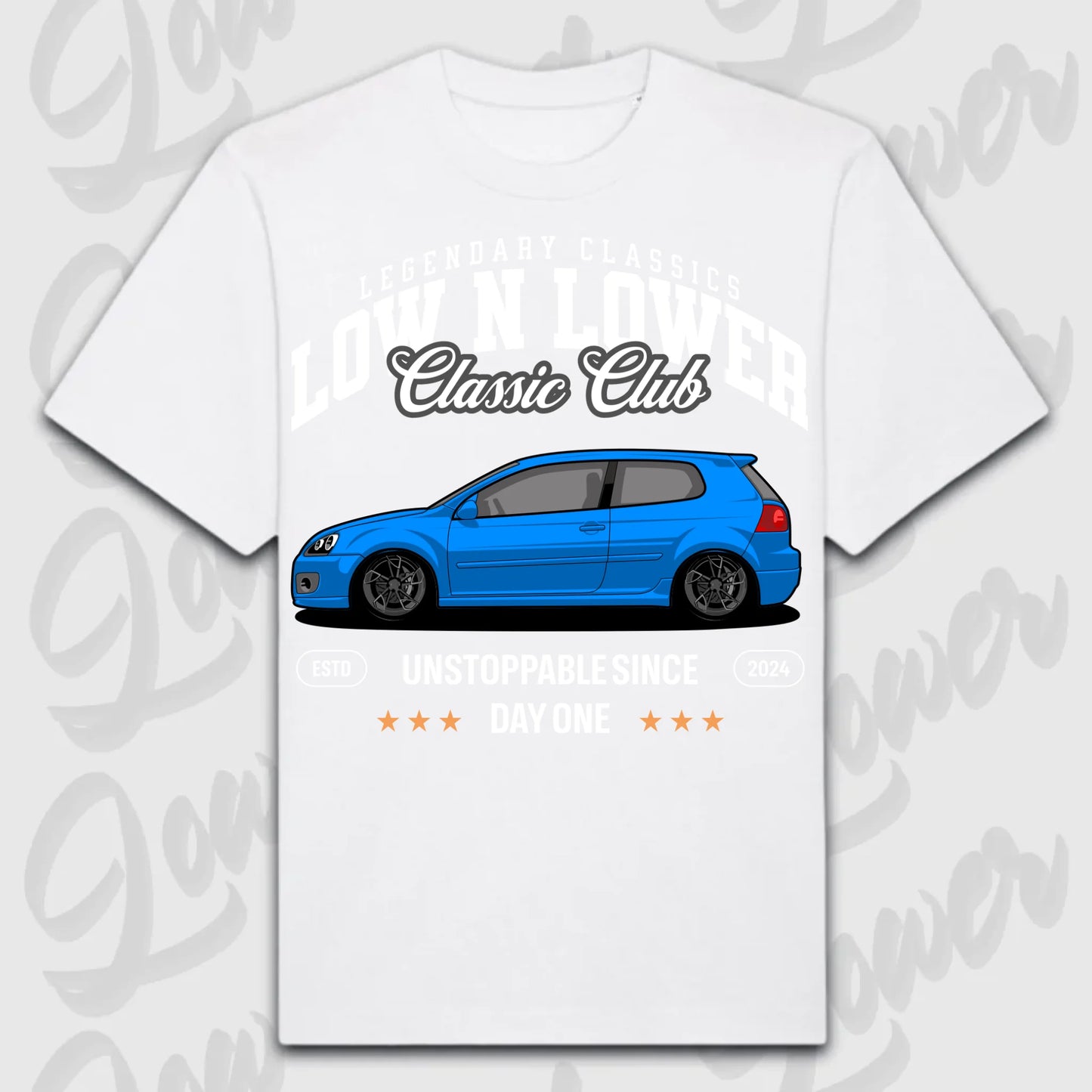 T-Shirt MK5 - personalisierbar Oversized T-Shirt ( Front Print ) White