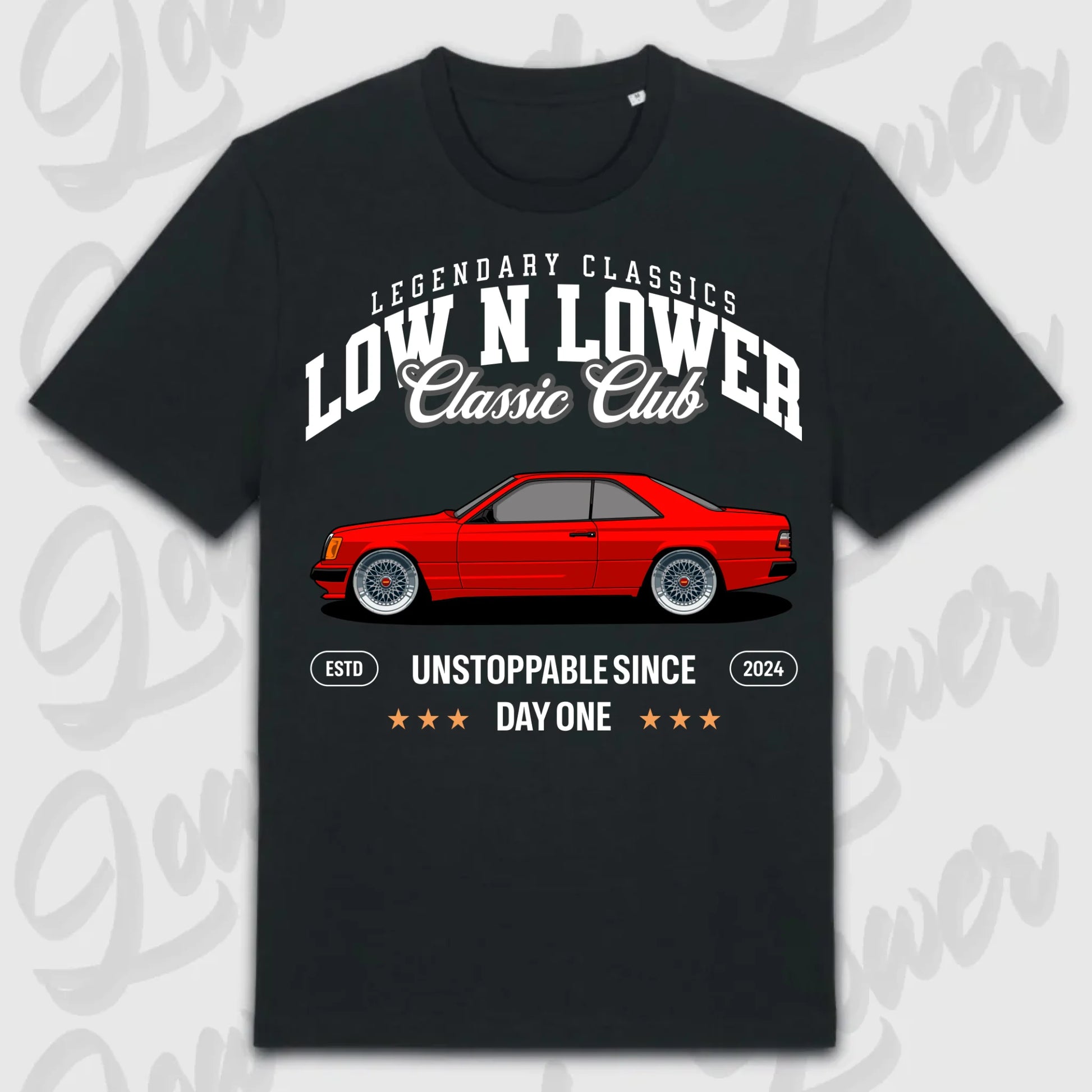 T-Shirt W125 Coupe - personalisierbar Standard T-Shirt ( Front Print ) Black