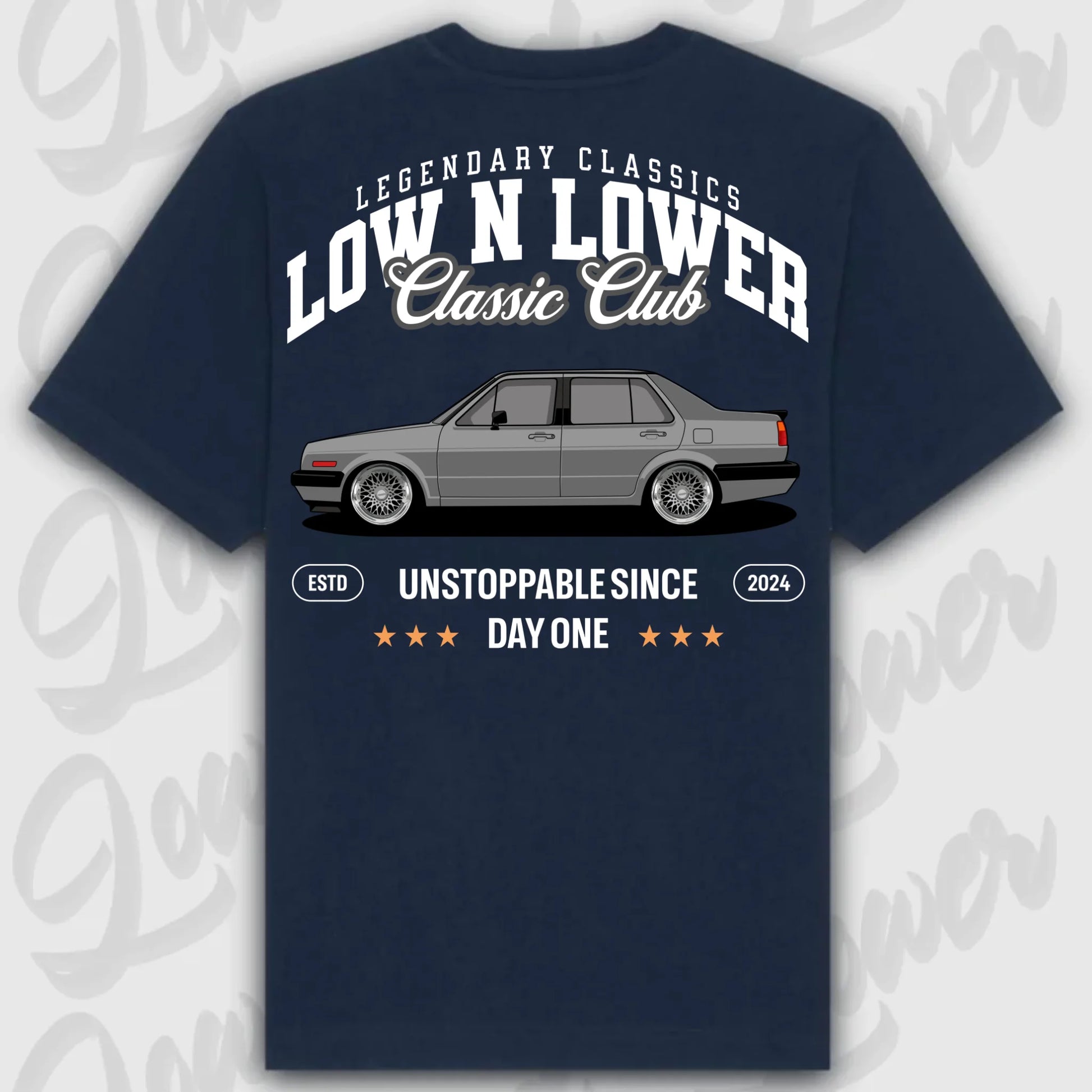 Mockup Stand shirt teeinblue - shirt 5