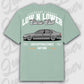 T-Shirt E39 - personalisierbar Oversized T-Shirt ( Back Print ) Aloe