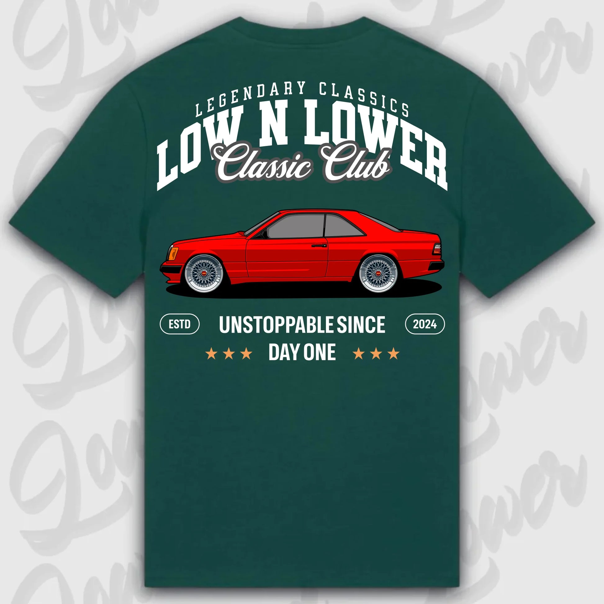 T-Shirt W125 Coupe - personalisierbar Standard T-Shirt ( Back Print ) Glazed-Green XXL