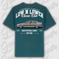 T-Shirt E39 - personalisierbar Oversized T-Shirt ( Back Print ) Glazed-Green