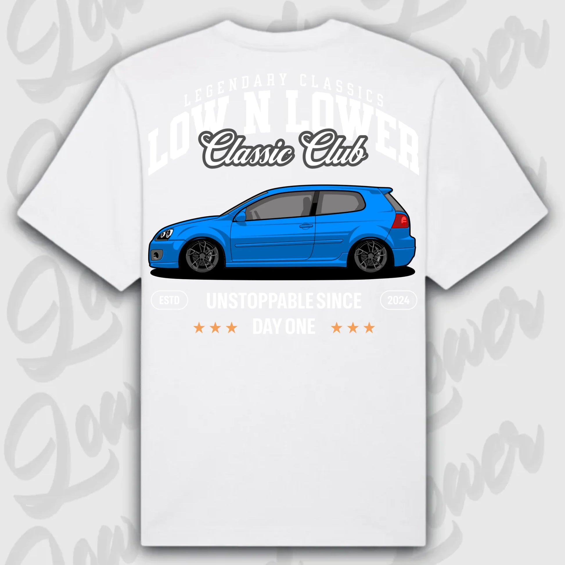 T-Shirt MK5 - personalisierbar Oversized T-Shirt ( Back Print ) White