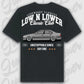 T-Shirt E39 - personalisierbar Oversized T-Shirt ( Back Print ) Black
