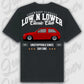 T-Shirt Corsa A - personalisierbar Oversized T-Shirt ( Back Print ) Black