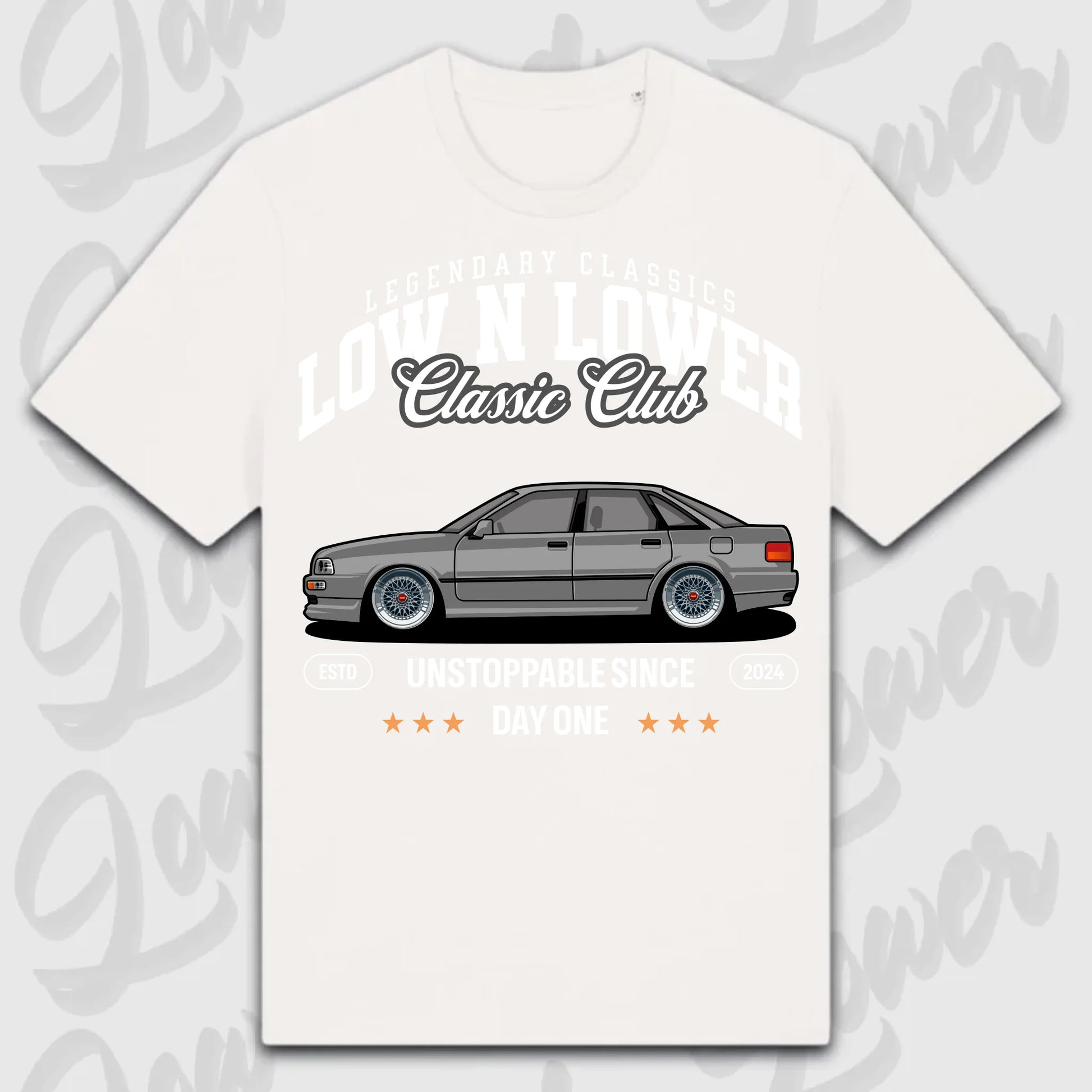 T-Shirt Audi 80 - personalisierbar Standard T-Shirt ( Front Print ) White