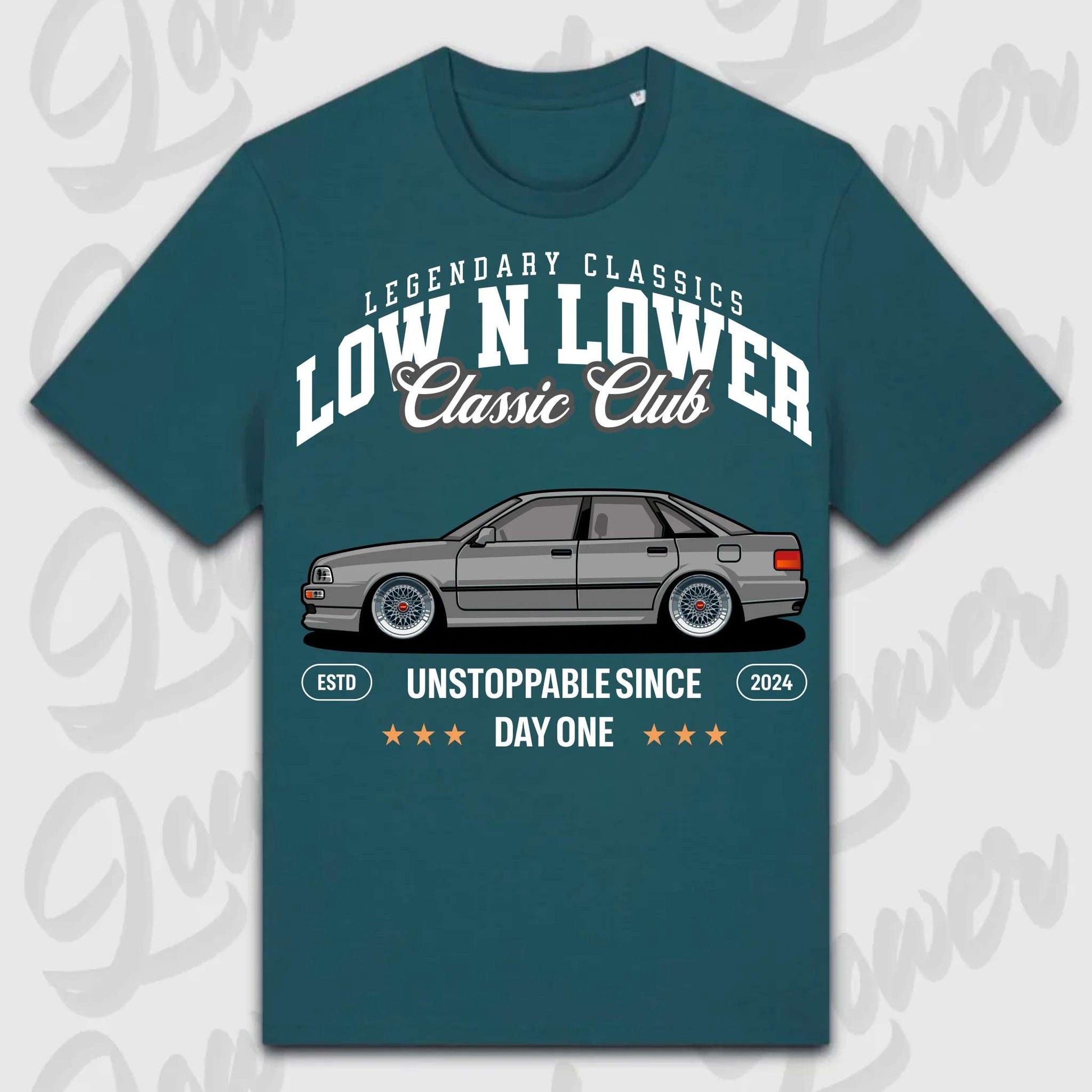 T-Shirt Audi 80 - personalisierbar Standard T-Shirt ( Front Print ) Glazed-Green XXL