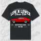 T-Shirt W125 Coupe - personalisierbar Oversized T-Shirt ( Front Print ) Black