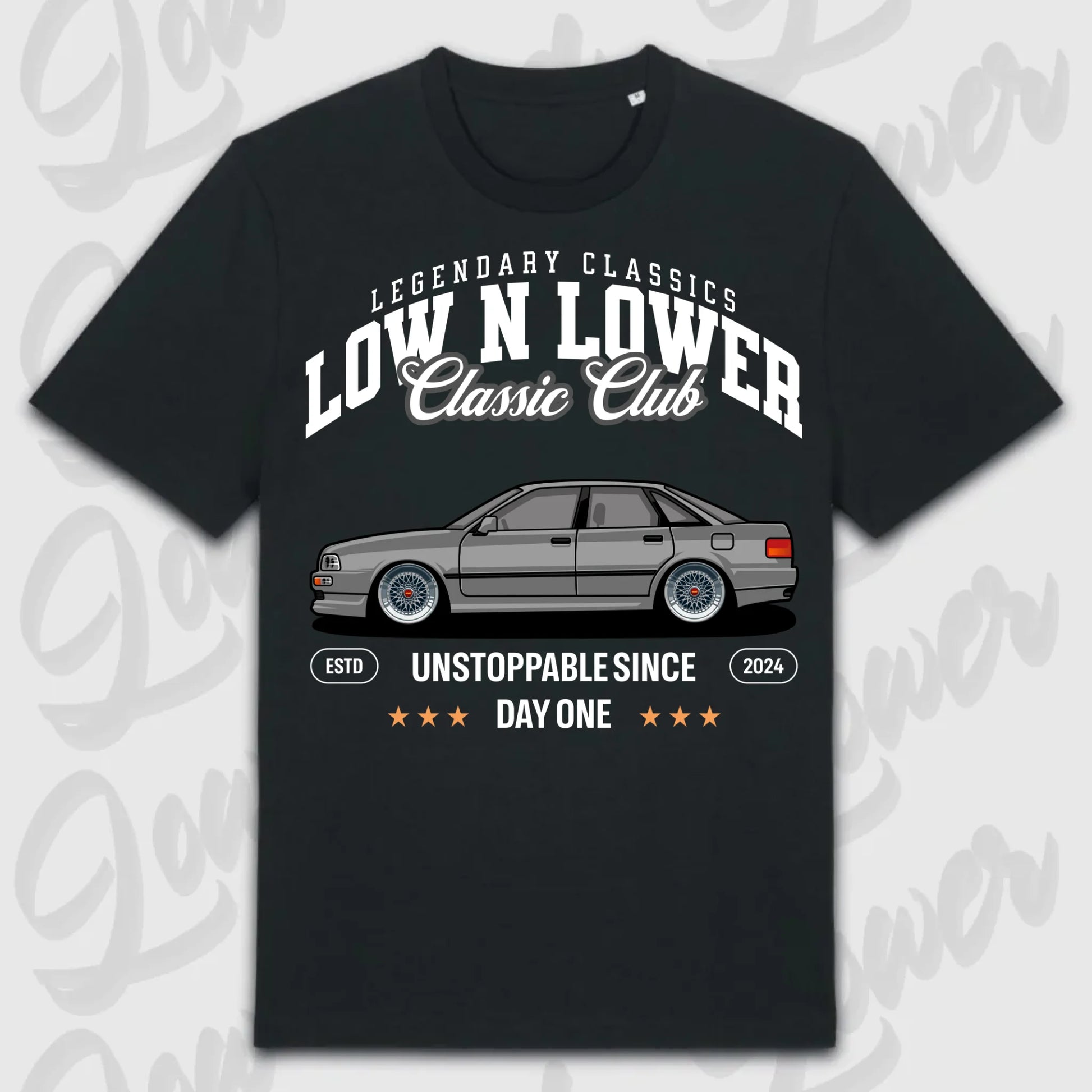 T-Shirt Audi 80 - personalisierbar Standard T-Shirt ( Front Print ) Black
