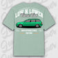 T-Shirt Passat 3 BG - personalisierbar Oversized T-Shirt ( Back Print ) Aloe