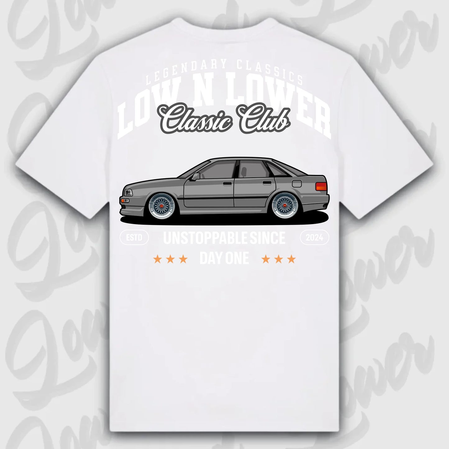 T-Shirt Audi 80 - personalisierbar Standard T-Shirt ( Back Print ) White