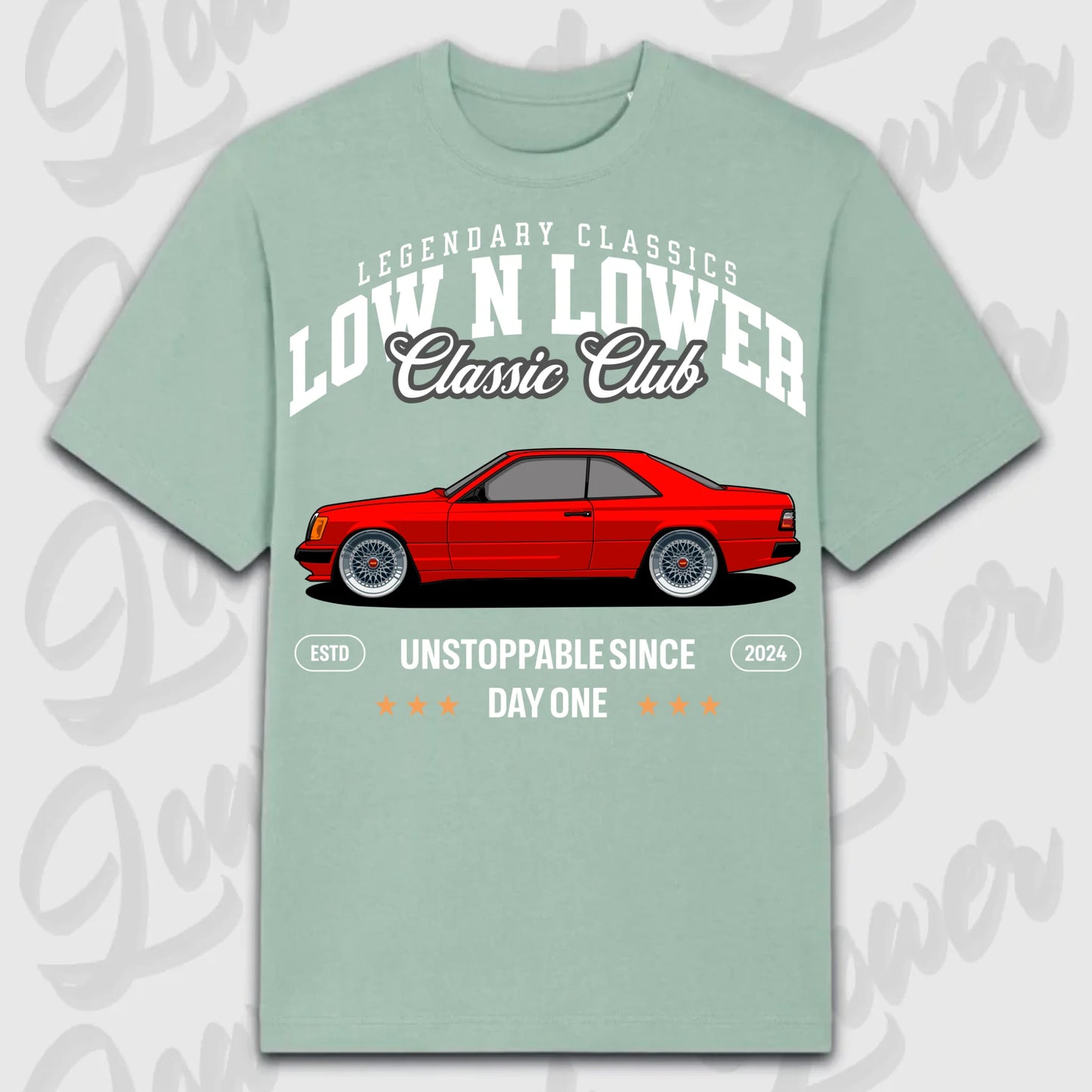 T-Shirt W125 Coupe - personalisierbar Oversized T-Shirt ( Front Print ) Aloe
