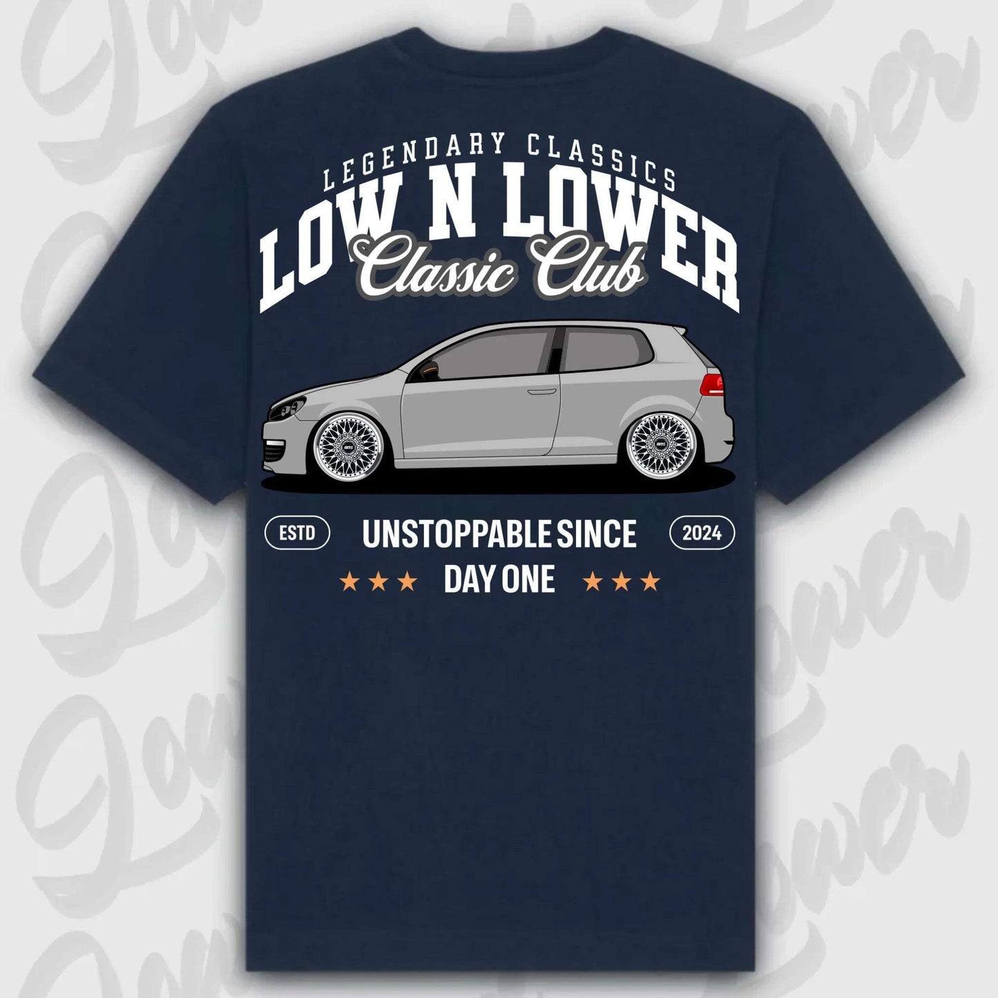 T-Shirt MK6 - personalisierbar Oversized T-Shirt ( Back Print )