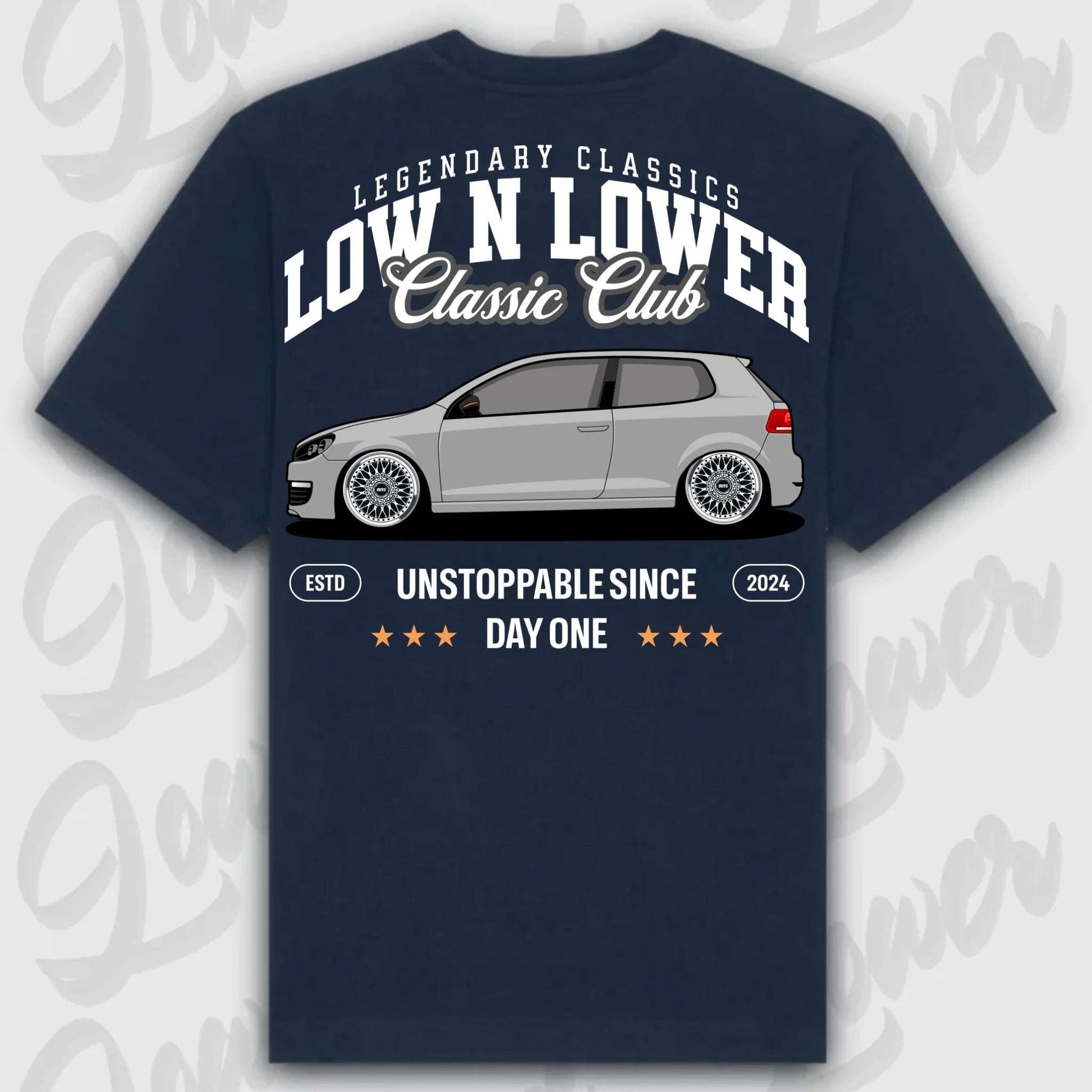 T-Shirt MK6 - personalisierbar Oversized T-Shirt ( Back Print )