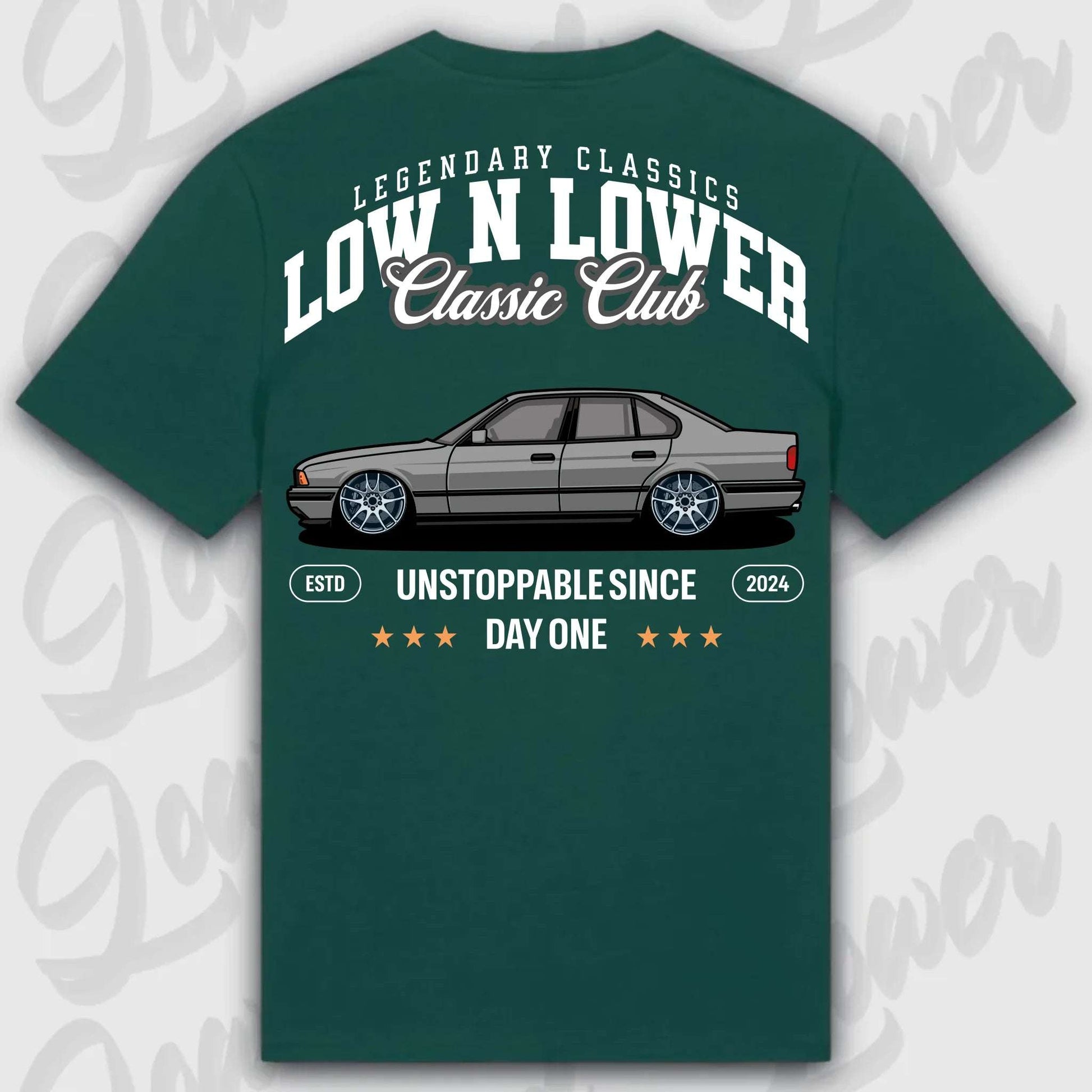 T-Shirt E34 - personalisierbar Standard T-Shirt ( Back Print ) Glazed-Green XXL