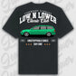 T-Shirt Passat 3 BG - personalisierbar Oversized T-Shirt ( Back Print ) Black