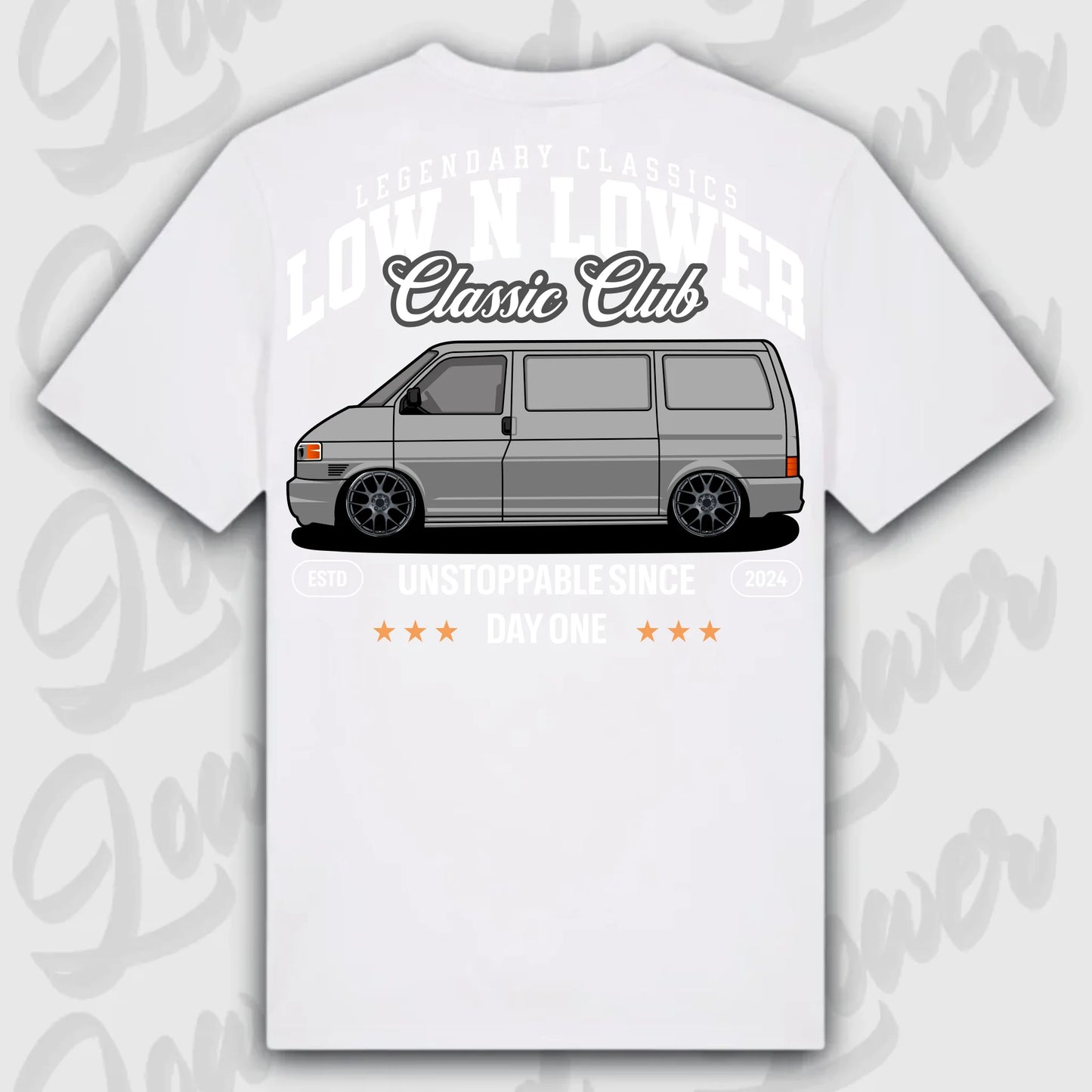 T-Shirt T4 - personalisierbar Standard T-Shirt ( Back Print ) White