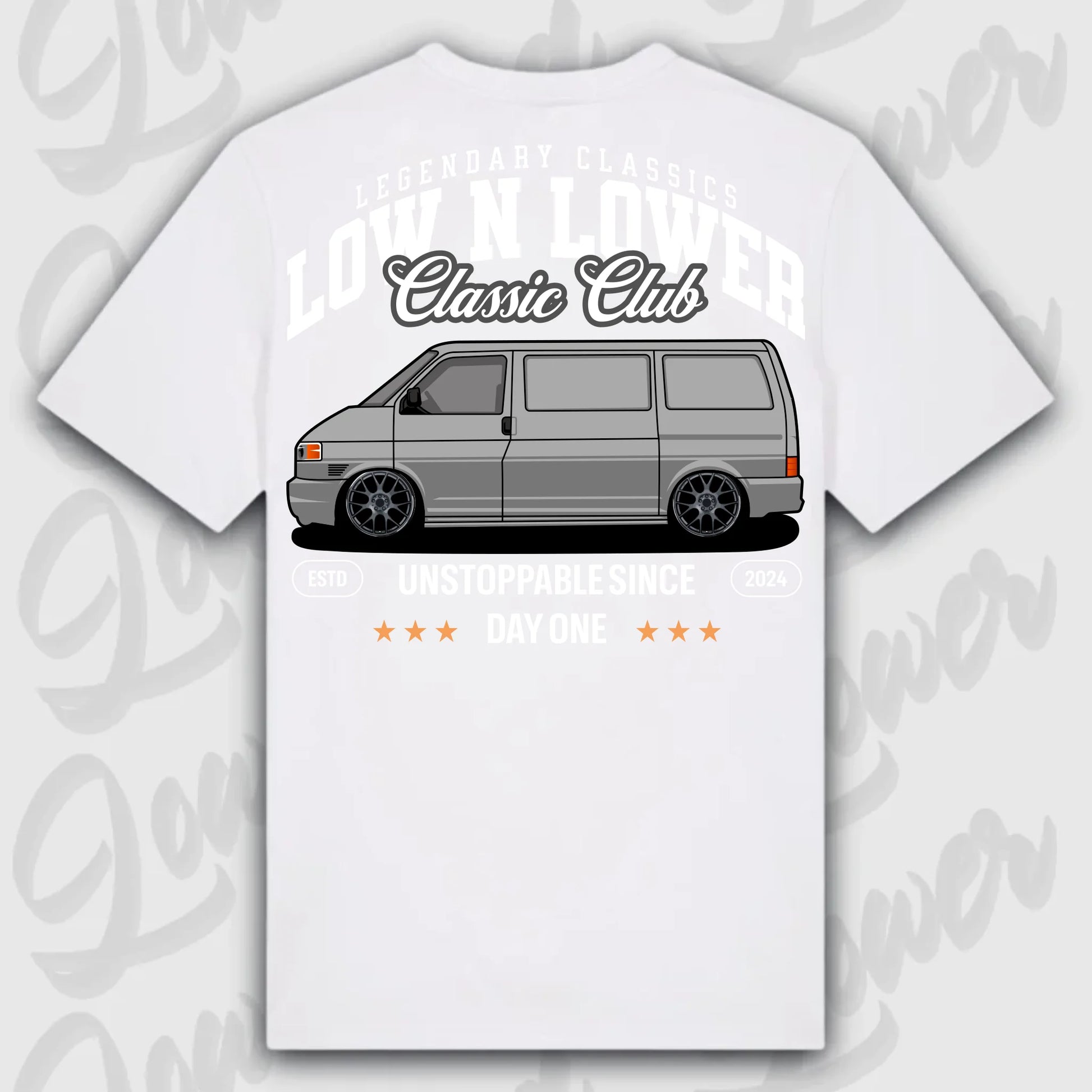 T-Shirt T4 - personalisierbar Standard T-Shirt ( Back Print ) White