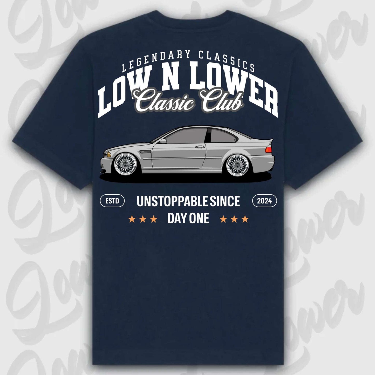 T-Shirt M3 E46 - personalisierbar Oversized T-Shirt ( Back Print )